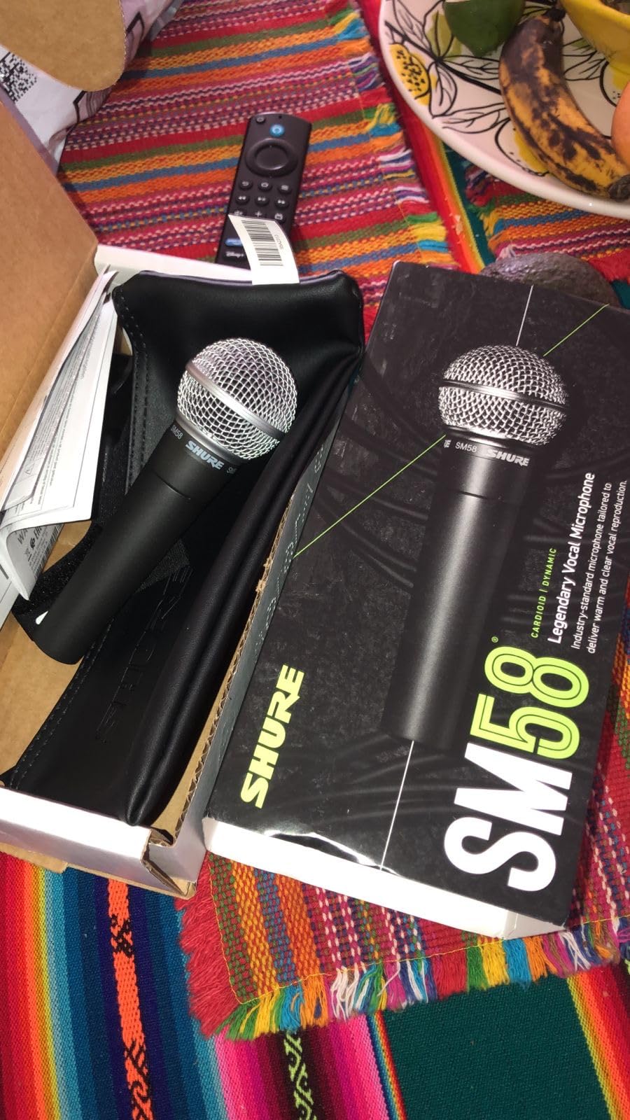 Shure SM58 Professional XLR Dynamic Vocal Microphone - Cardioid Mic for Live Performance, Studio Recording, Podcasting & Broadcasting (SM58-LC) customer photo 2