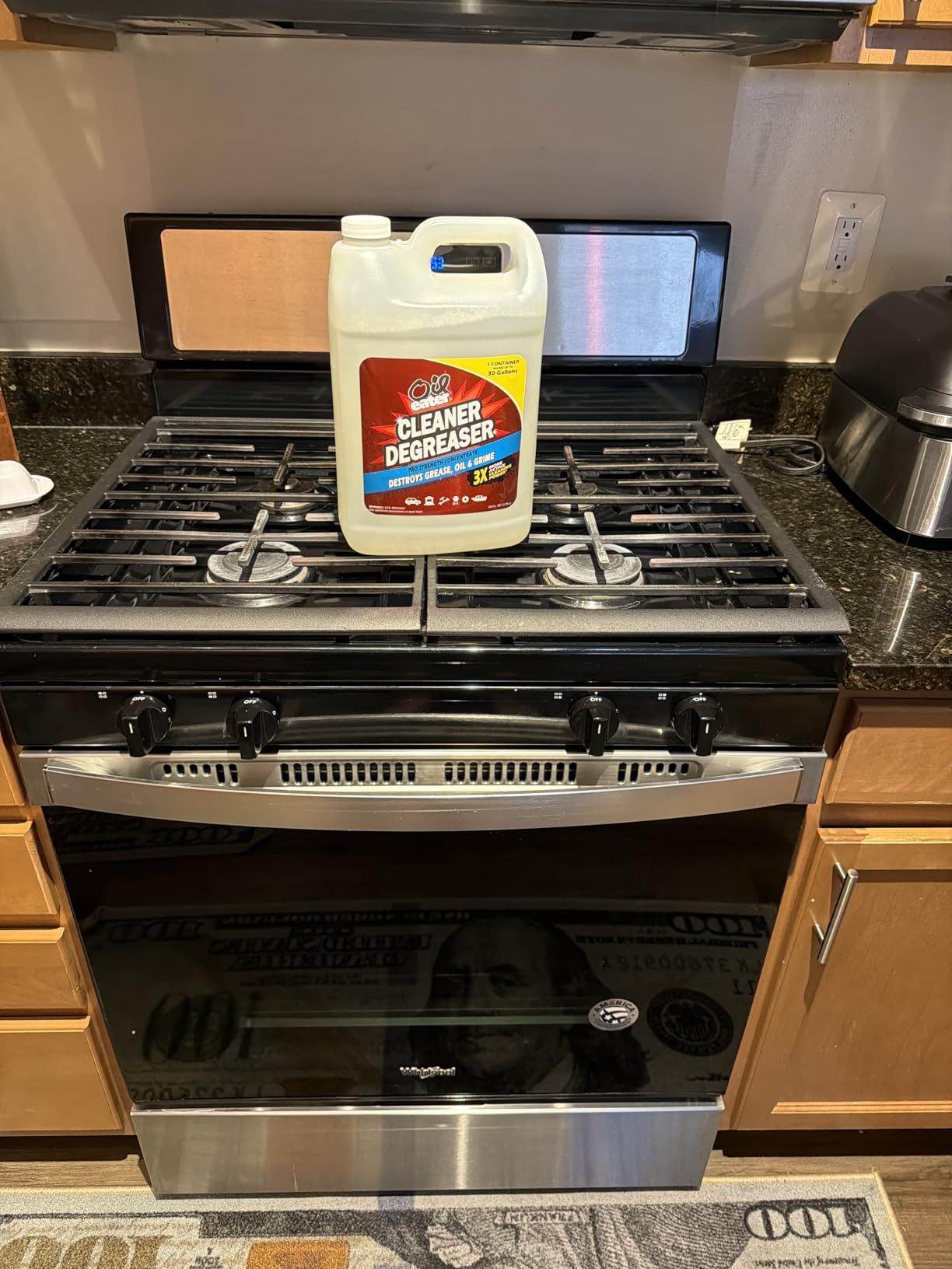 Oil Eater Original 1 Gallon Cleaner, Degreaser - Dissolve Grease Oil and Heavy-Duty Stains - Professional Strength customer photo 2