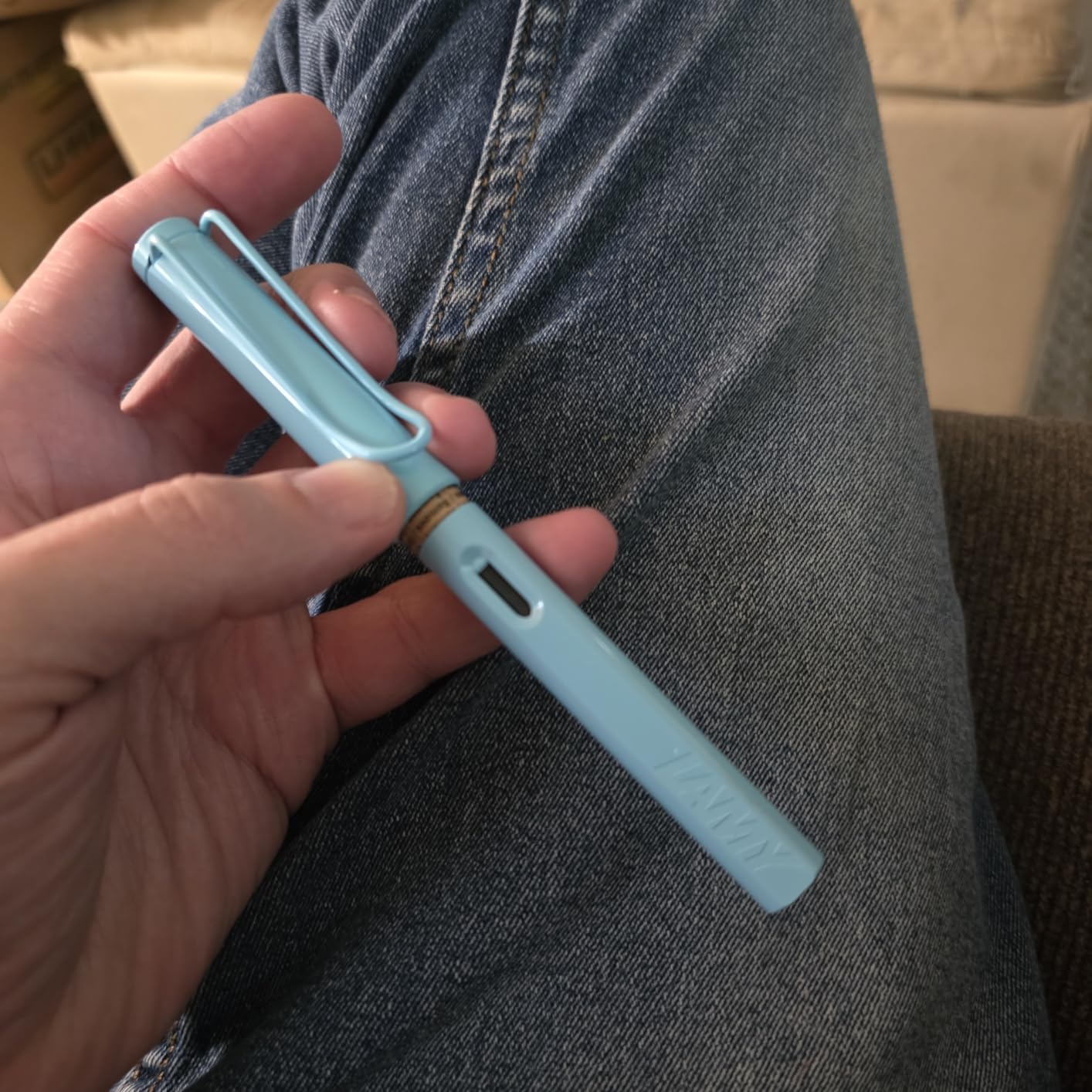 LAMY safari umbra - Fountain Pen with ergonomic grip & polished steel nib in size F - ideal for any Writing & Calligraphy customer photo 2