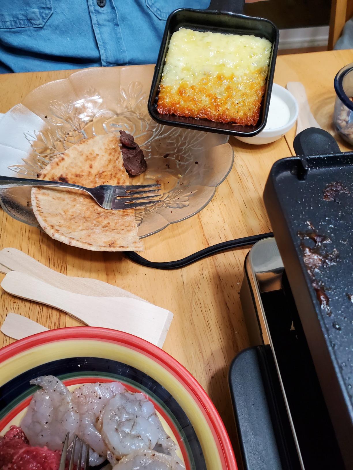 Party Grill & Raclette by Salton | 6-Person Smokeless Indoor Grill | Non-Stick Grill Plate customer photo 1