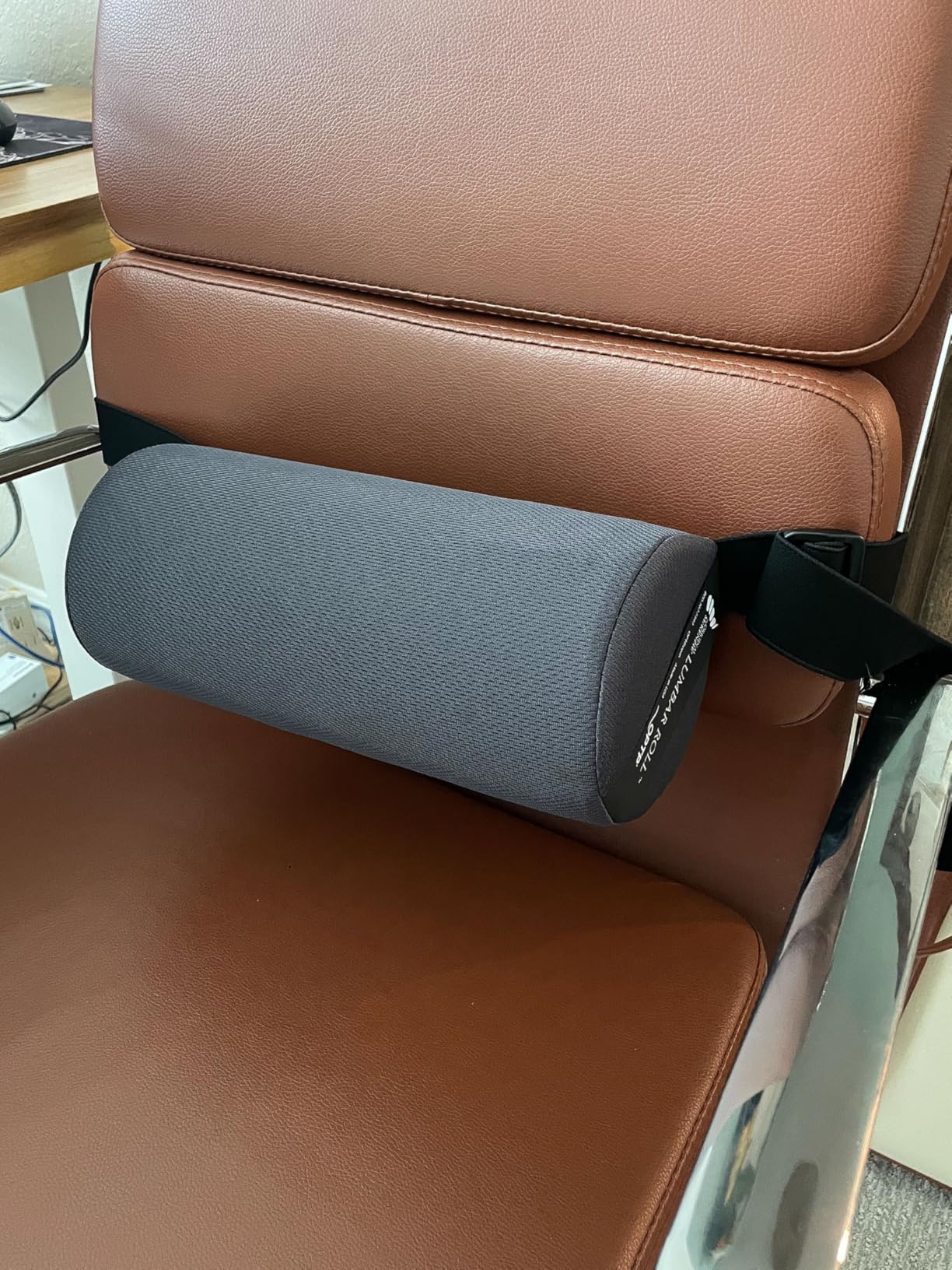 OPTP The Original McKenzie Lumbar Roll - USA-Made Low Back Lumbar Support for Office Chair & Car Seat Back Support Cushion. The Preferred Lumbar Pillow by Physical Therapists - Standard Density customer photo 2