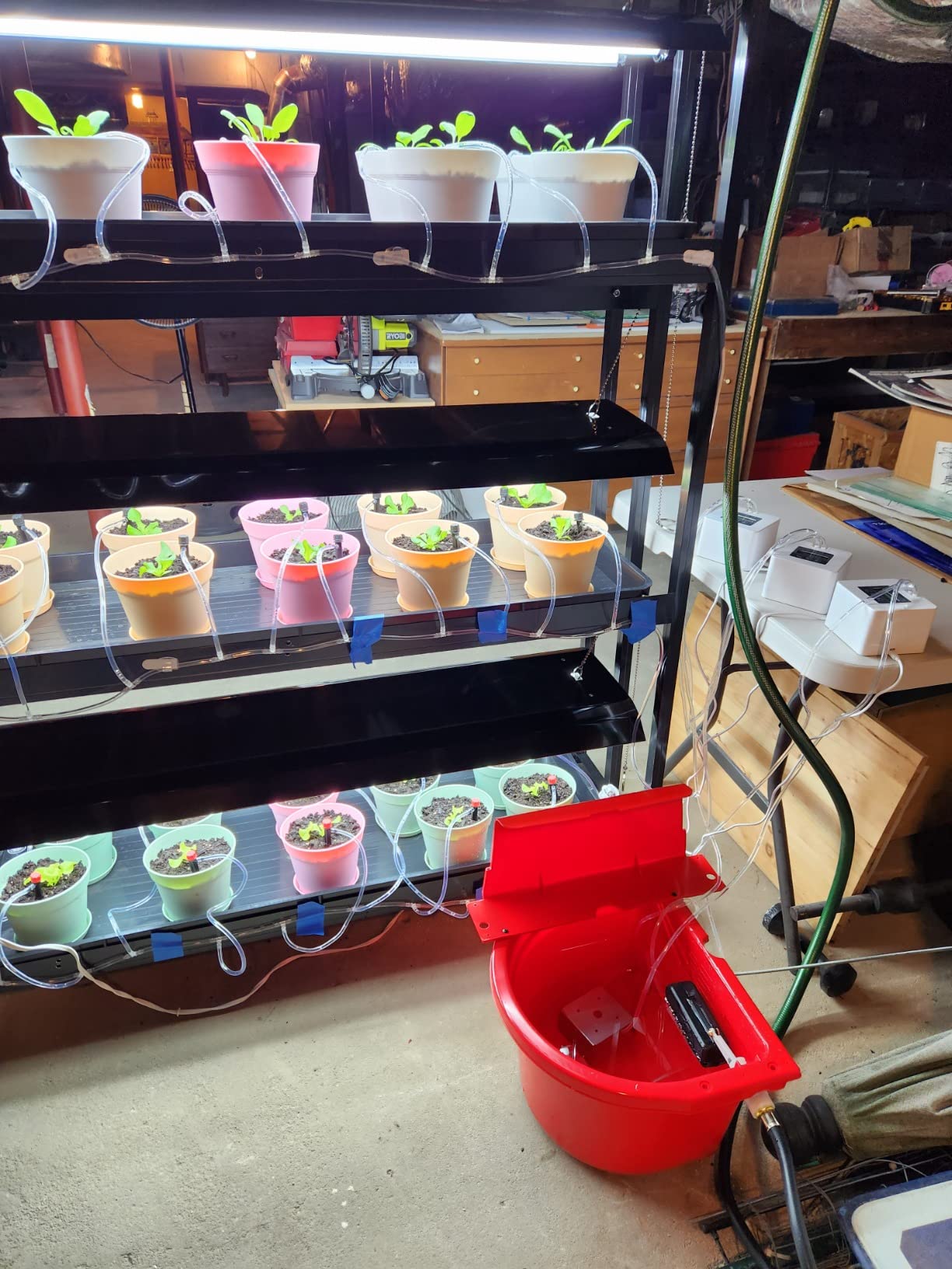 Little Giant® Automatic Animal Waterer | Float Controlled Automatic Waterer for Livestock | Heavy Duty and Durable | Made in USA | 4 Gallon | Red customer photo 2