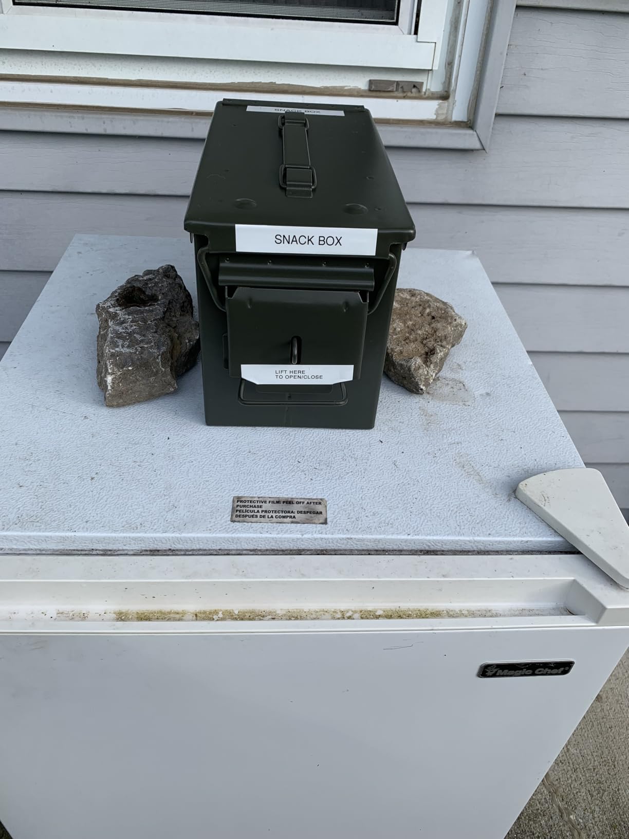 Lockable Metal Ammo Storage Box - Military & Army Steel Ammo Can for Ammunition Storage - Waterproof Ammo Crate Utility Box customer photo 1