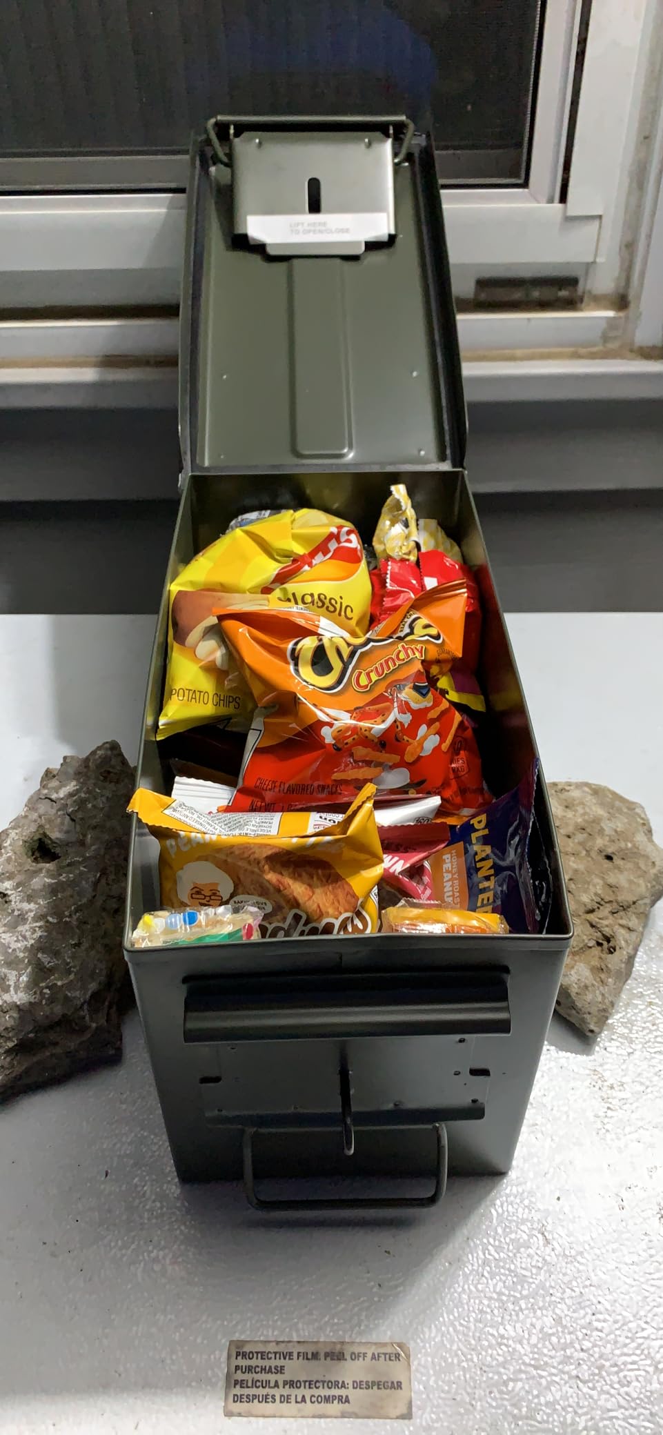 Lockable Metal Ammo Storage Box - Military & Army Steel Ammo Can for Ammunition Storage - Waterproof Ammo Crate Utility Box customer photo 2