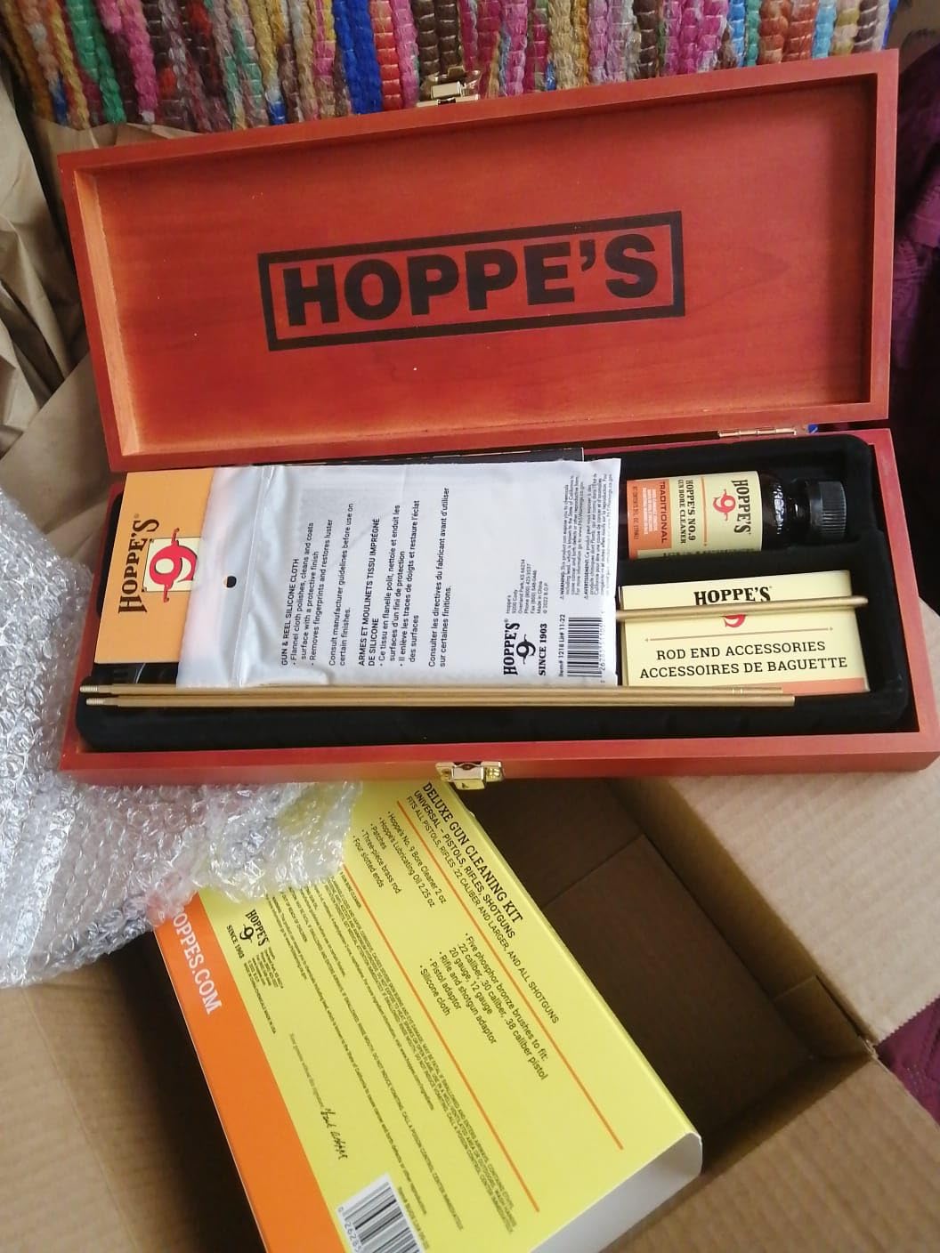 Hoppe'sHoppes, Rifle & Shotgun Cleaning Kit w/Handle, Box customer photo 2
