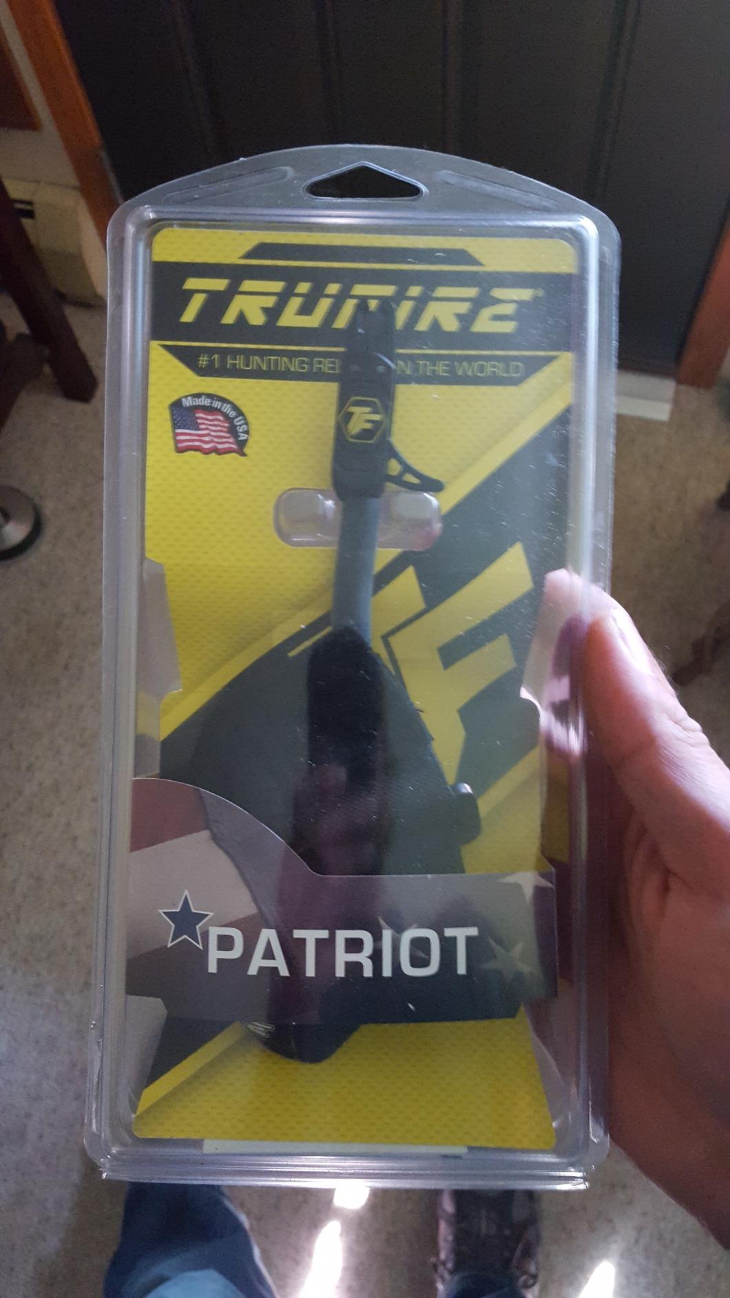 Tru-Fire Patriot Archery Compound Bow Release - Adjustable Black Wrist Strap customer photo 1