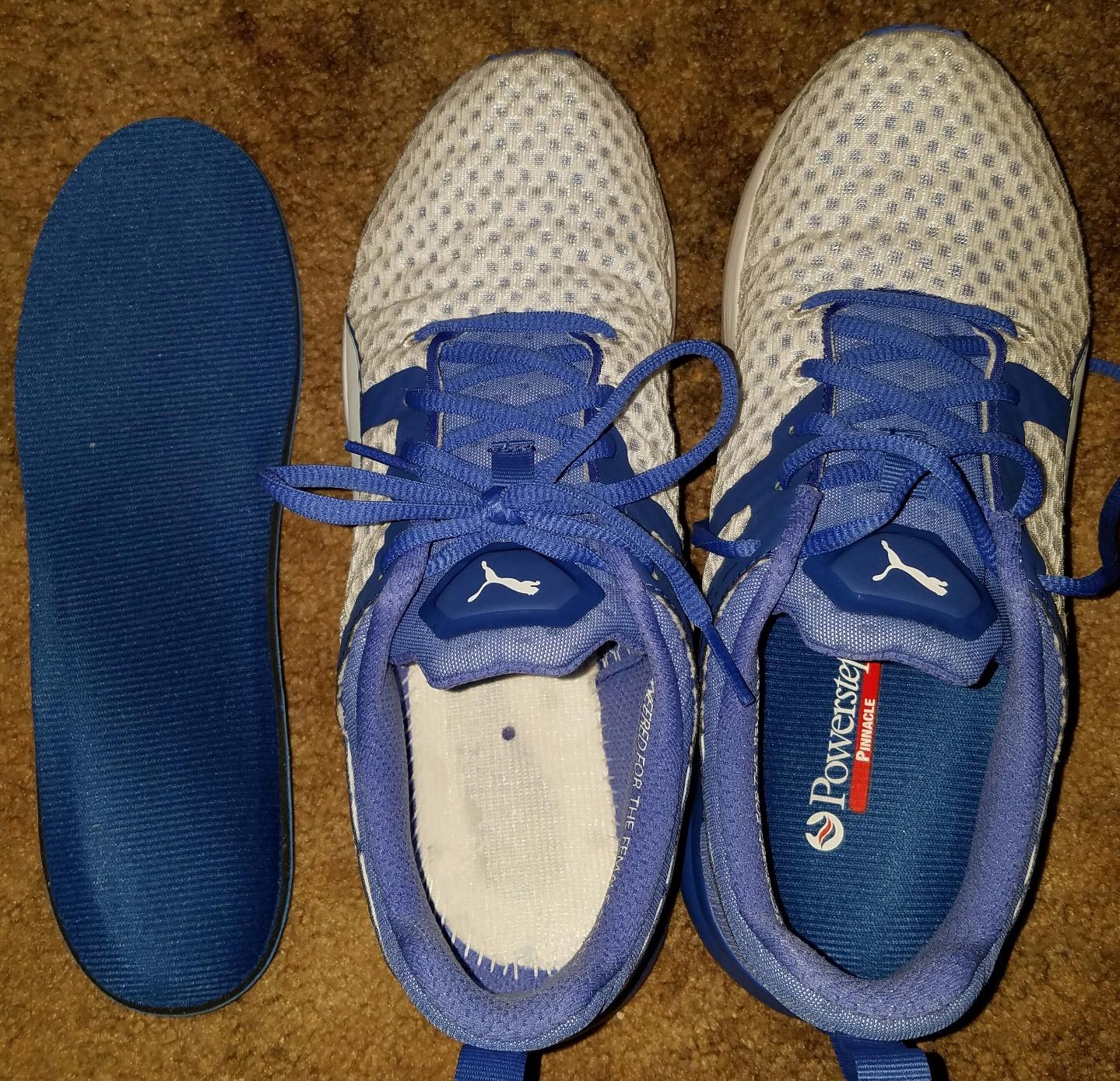 PowerStep Pinnacle Insoles, Orthotics for Plantar Fasciitis Relief, Made in USA Orthotic Insoles, Arch Support Inserts with Moderate Pronation, #1 Podiatrist Recommended customer photo 1