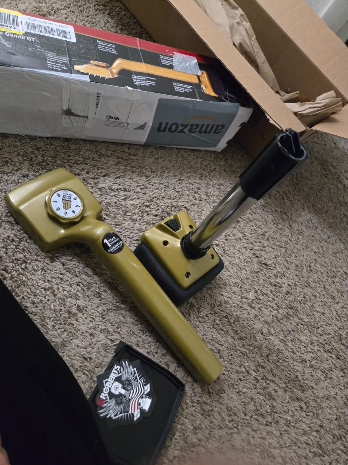 ROBERTS 10-501 Golden Touch GT Carpet Knee Kicker with Extra Wide Head customer photo 1