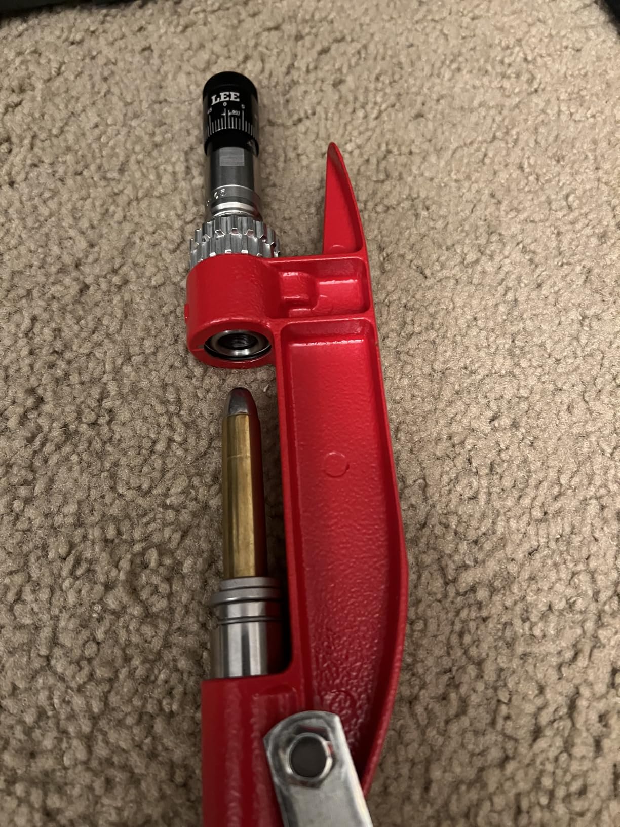 Lee Precision 90685 Cast Iron Reloading Hand Press Only (Red) customer photo 1