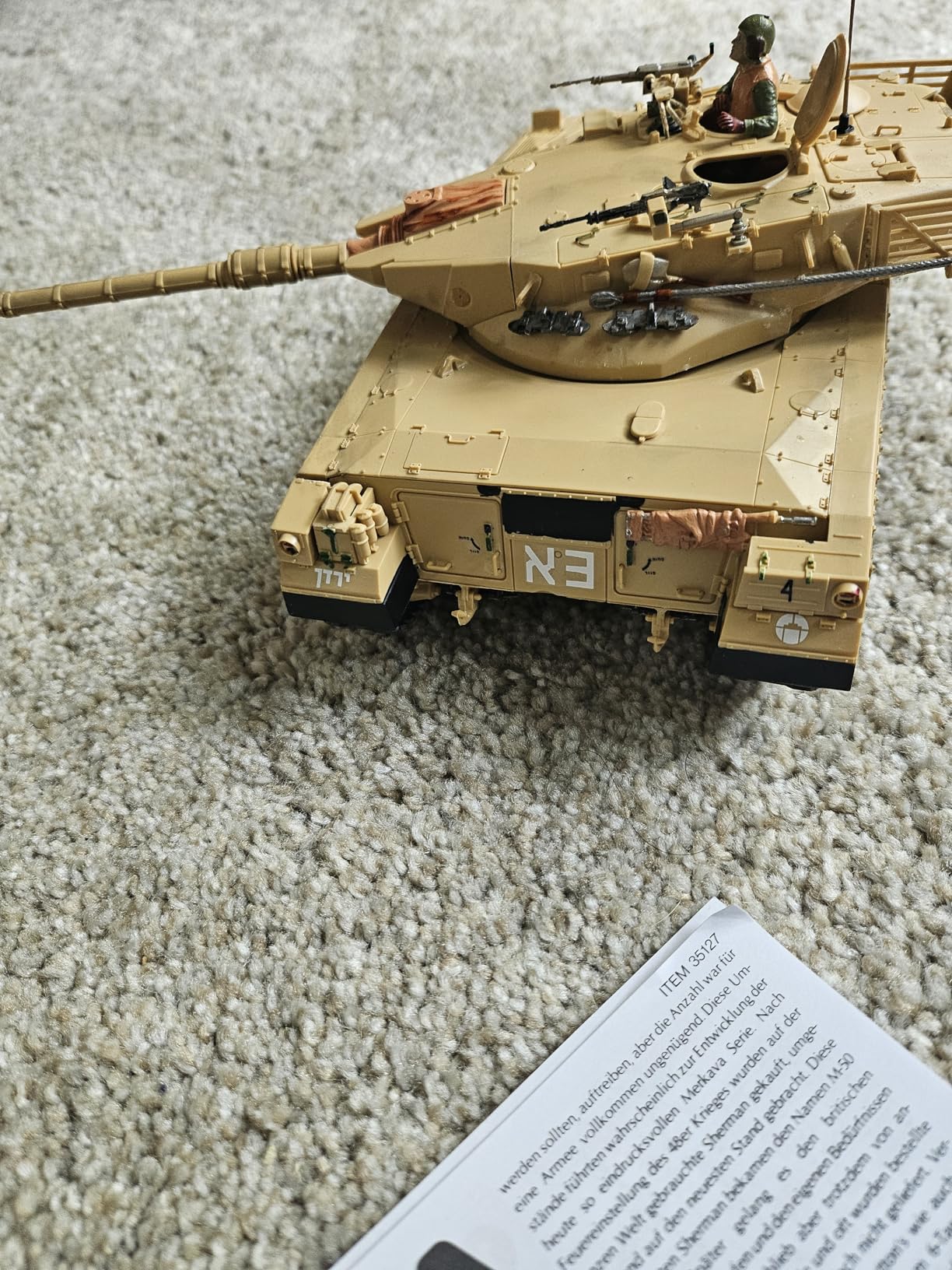 Tamiya 35127 1/35 Israeli Merkava MBT Tank Plastic Model Kit customer photo 1