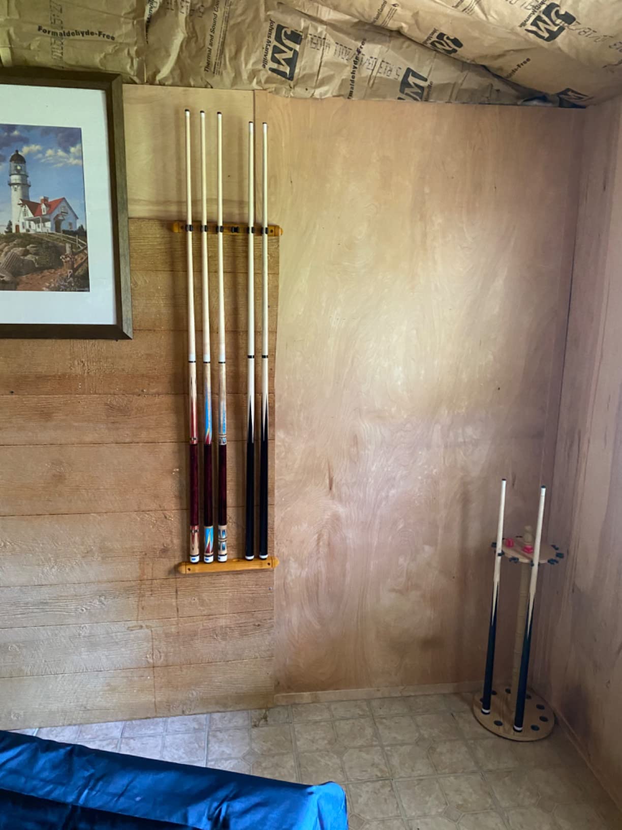 Fat Cat 2-Piece Wall Mounted Hardwood Billiard/Pool Cue Rack customer photo 2