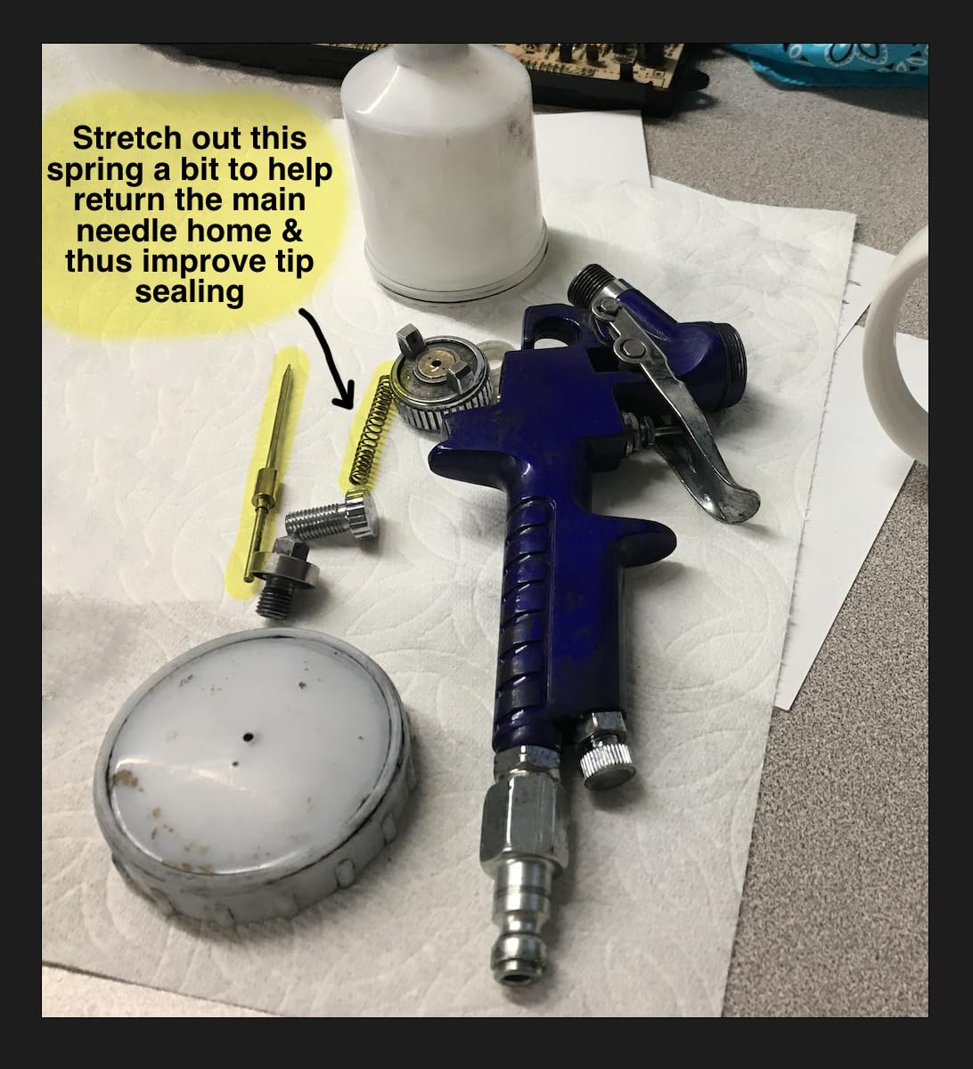 NEIKO 31216A Air Spray Paint Gun, HVLP with Gravity Feed, 2.0 MM Nozzle, 600 CC Capacity, Spray Gun Paint Sprayer for Walls, Automotive, Home Improvement customer photo 1