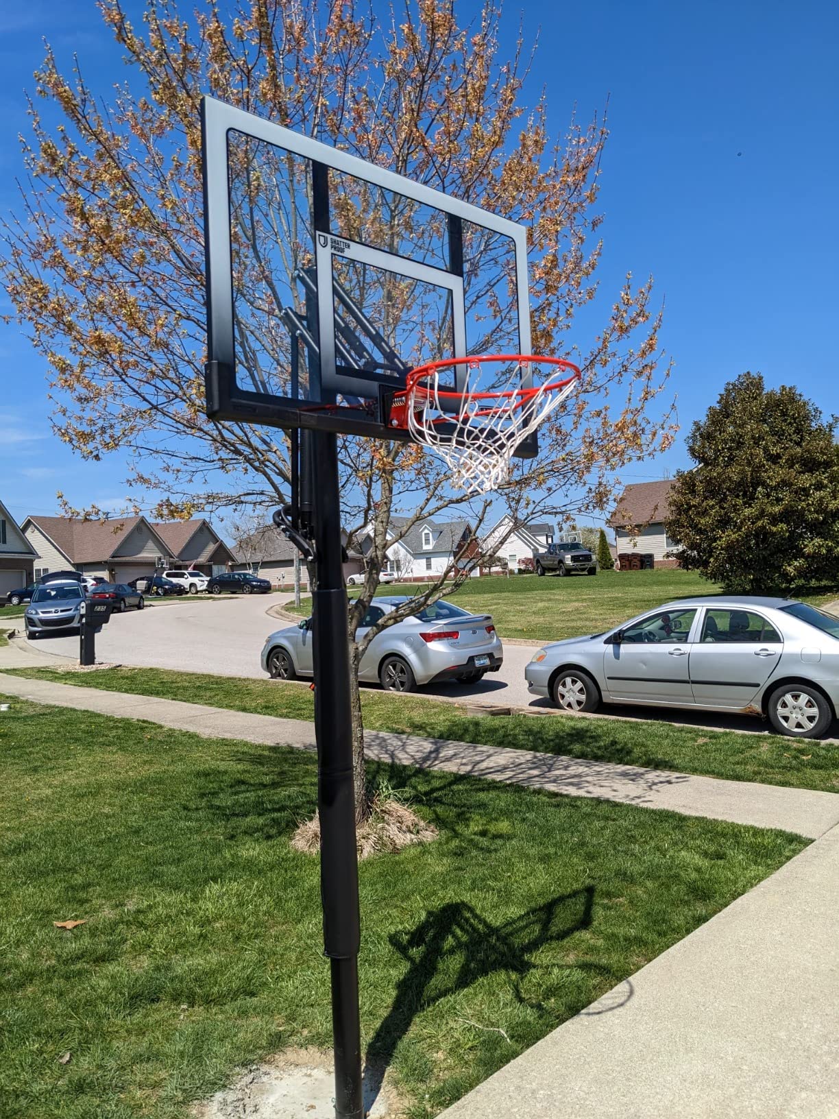 Lifetime 71281 In Ground Power Lift Basketball System, 52 Inch Shatterproof Backboard customer photo 1