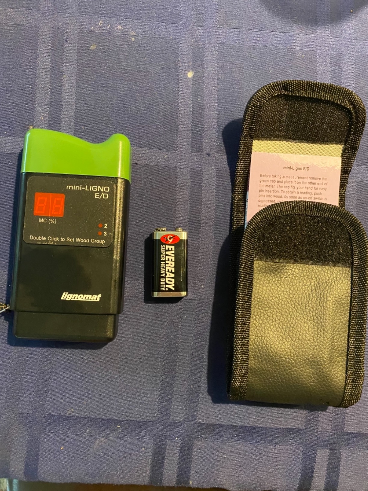 Mini-Ligno E/D Pin Moisture Meter - Moisture Detector & Tester for Wood Floors, Woodworking, Building & Home Maintenance - Mold Detector & Moist Meter for Wood Walls and Firewood customer photo 2