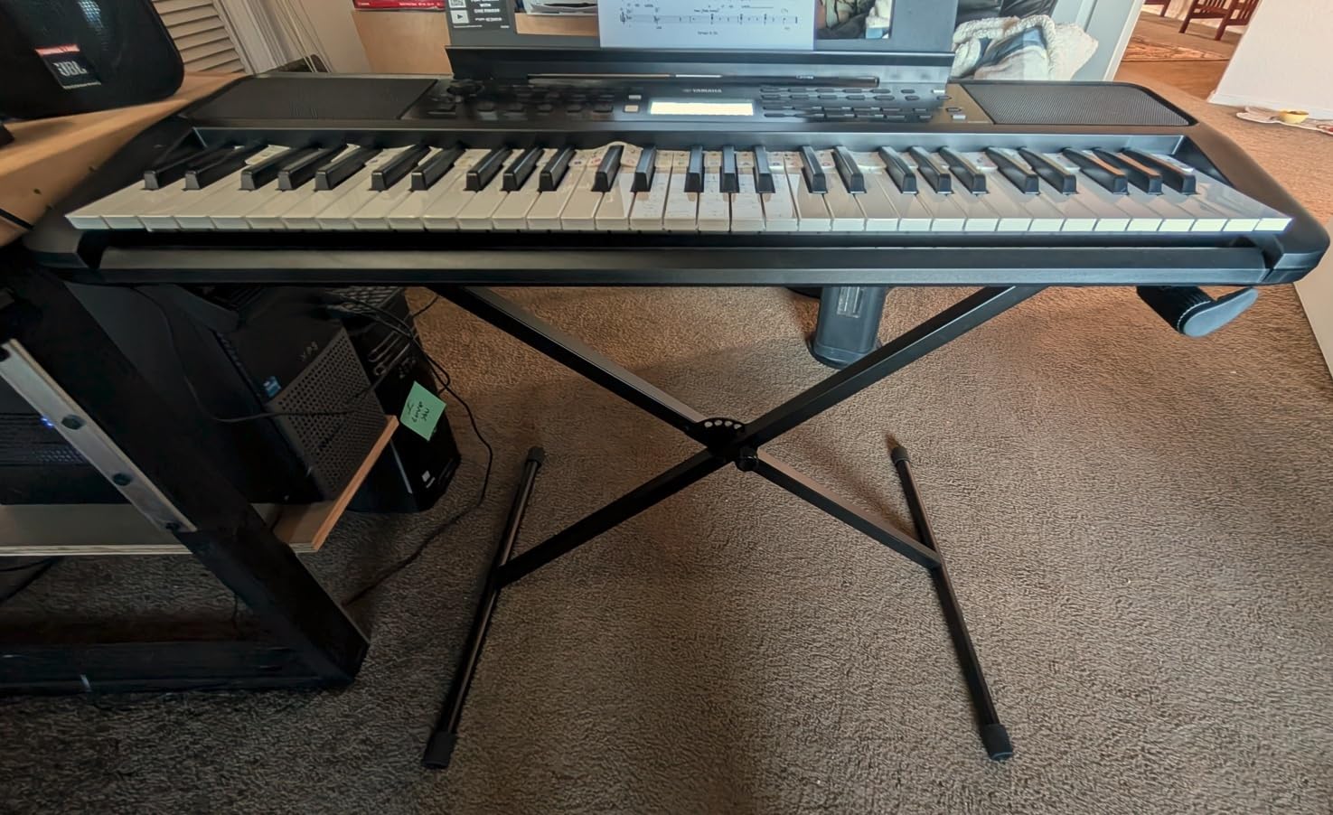 Yamaha OEM PKBS1MM X-style Portable Keyboard Stand customer photo 1