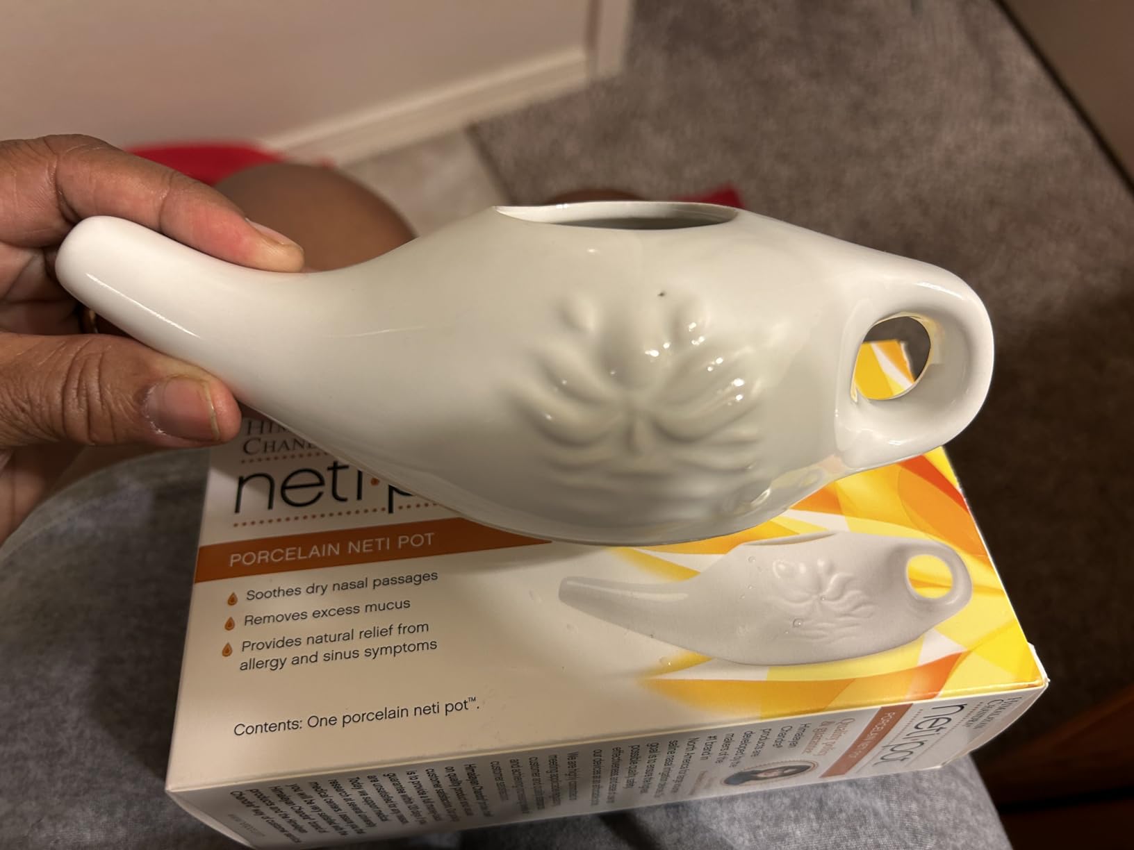 Himalayan Chandra Porcelain Neti Pot customer photo 2