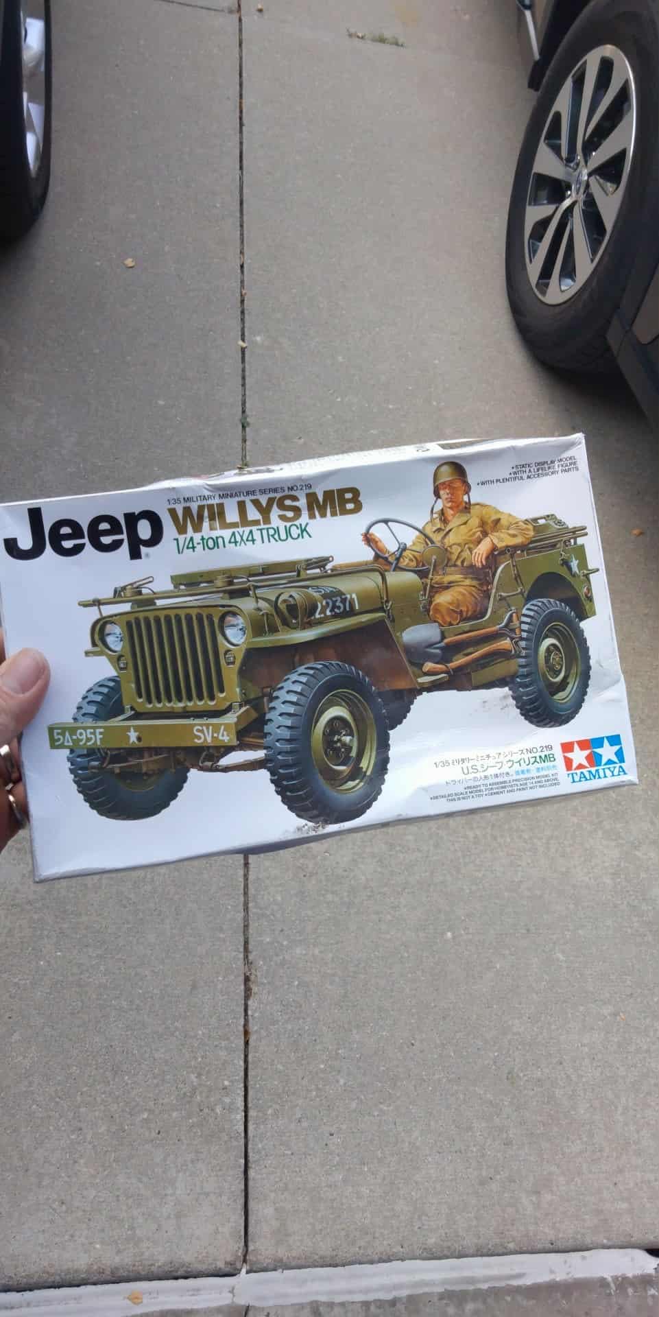 TAMIYA Jeep Willys 1/4 Ton 4X4 Hobby Model Kit - 1:35 Scale Military Vehicle customer photo 2