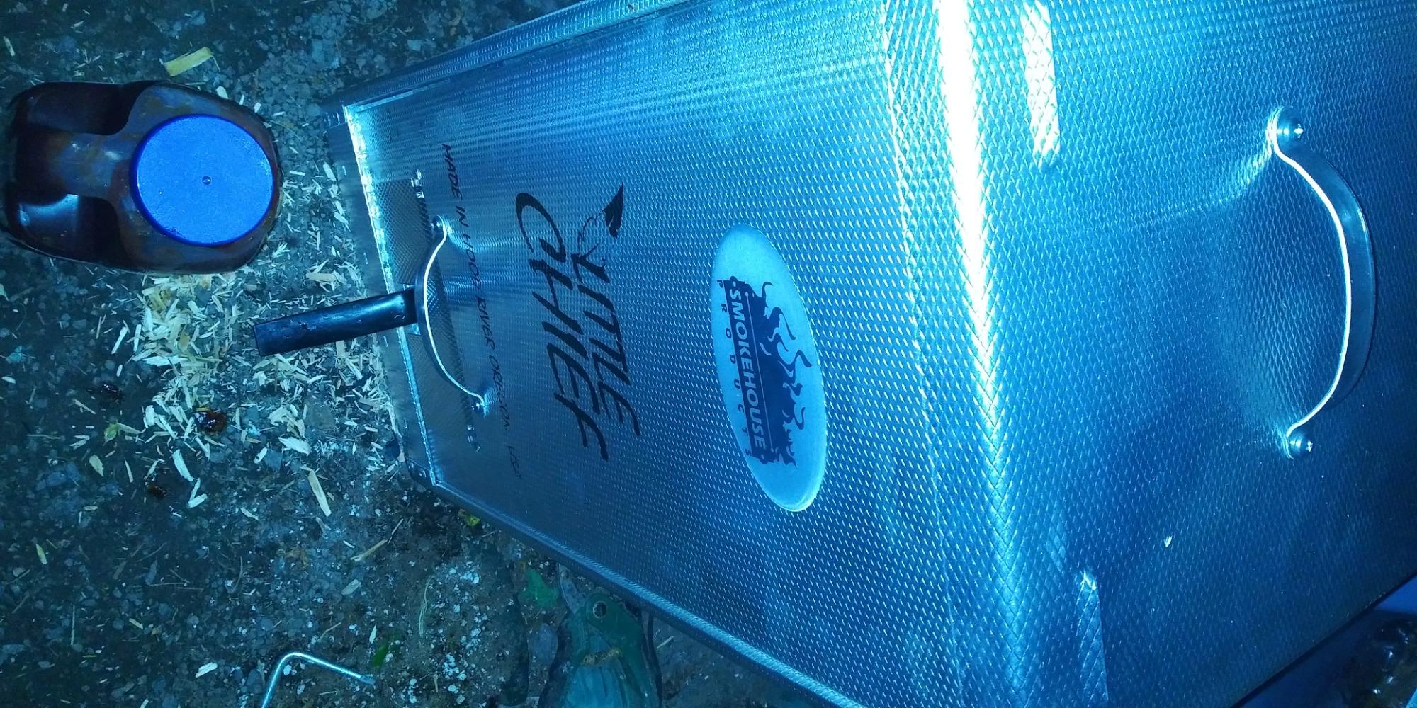 Smokehouse Little Chief Front Load Smoker, Low to Mid Temperature Smoker for Fish, Jerky, Cheese, Sausage & Other meats, Smoke Up to 25 Pounds of Meat & Fish customer photo 2