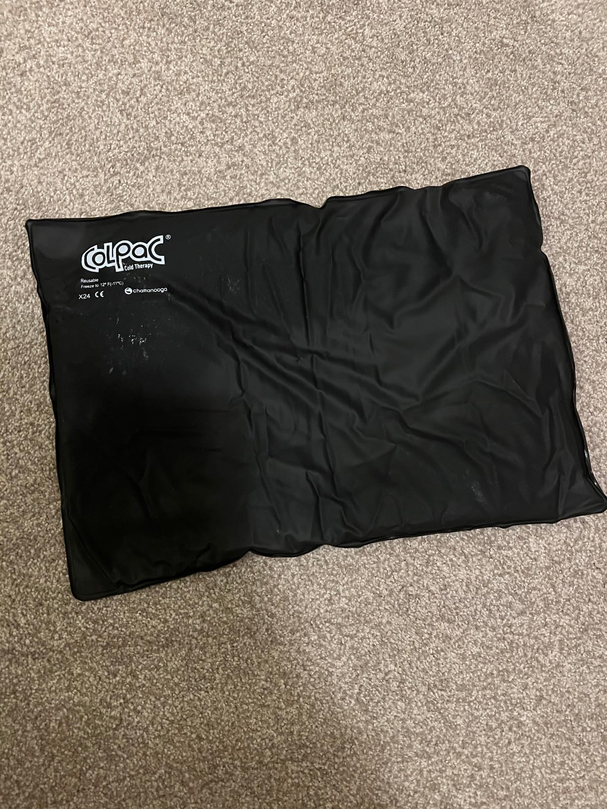 Chattanooga ColPac - Reusable Gel Ice Pack - Half Size - 7.5 in x 11 in (19 cm x 28 cm) - Cold Therapy - Knee, Arm, Elbow, Shoulder, Back - Aches, Swelling, Bruises, Sprains, Inflammation customer photo 1