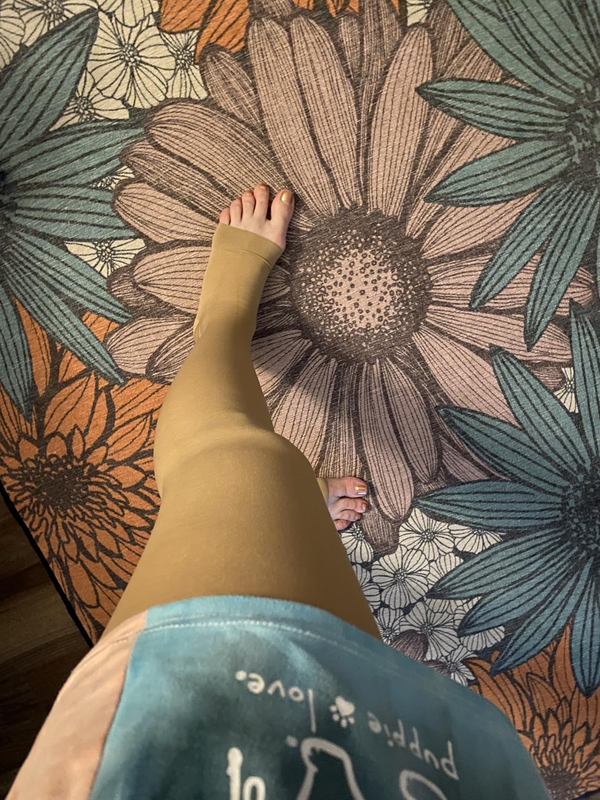 JOBST Relief 20-30 mmHg Thigh High Compression Stockings with Silicone Band, Open Toe, Beige, Medium customer photo 1