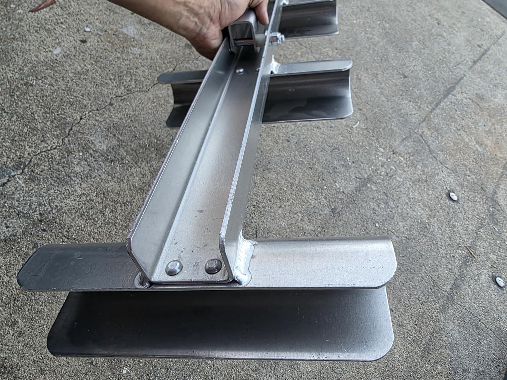 Guardian Fall Protection 2430 Aluminum 3 Rung Long Body Ladder Jack,Silver customer photo 2