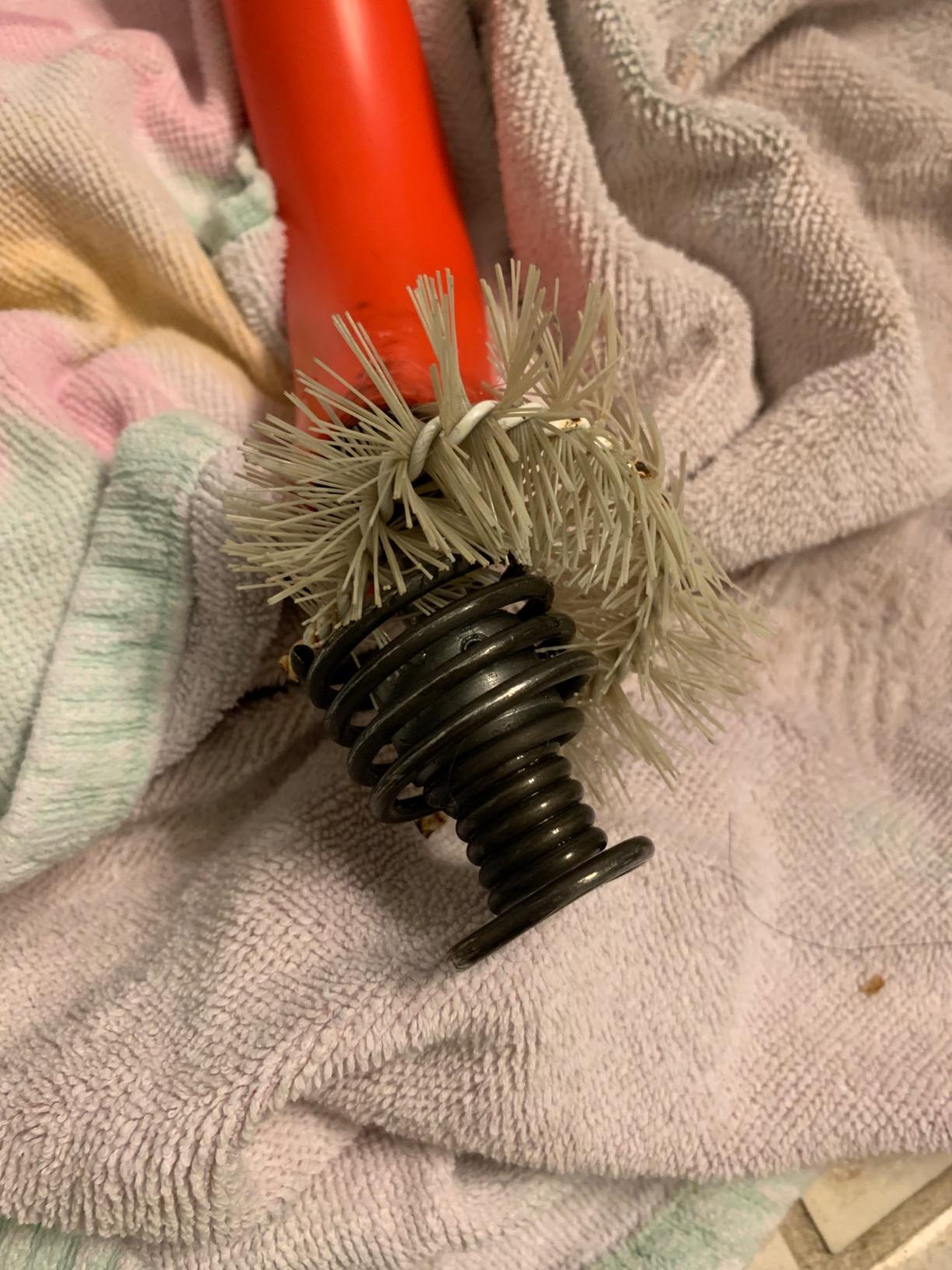 RIDGID 59802 K-6DH Hybrid Toilet Snake Auger with 6' Heavy-Duty Drop Head Tri-Wrap Cable, Manual or Cordless Drill Operated Plumbing Toilet Drain Snake Auger customer photo 2