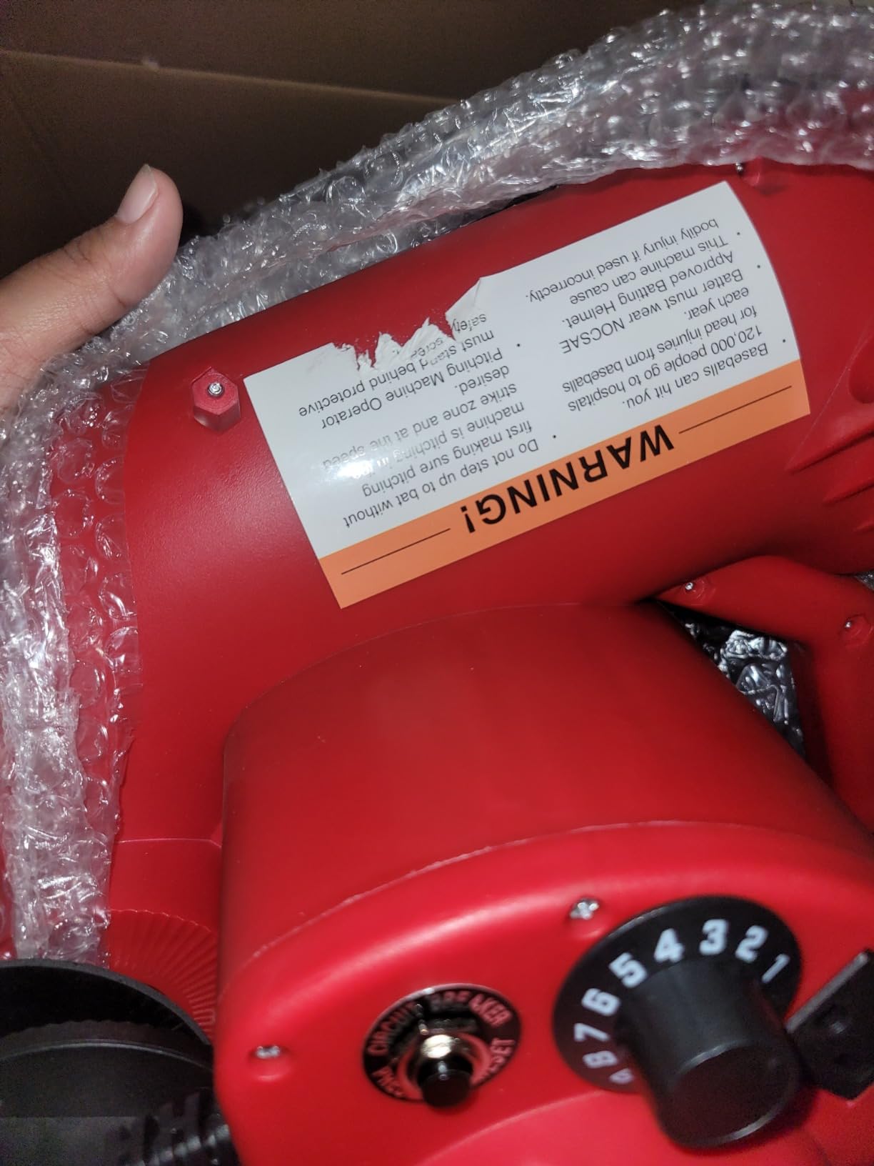 Heater Sports Base Hit Lite Adjustable Baseball Pitching Machine - 45 MPH Pitching Speed, Includes Automatic Ball Feeder, Extremely Accurate | Perfect for Hitting and Fielding Training for All Ages customer photo 2