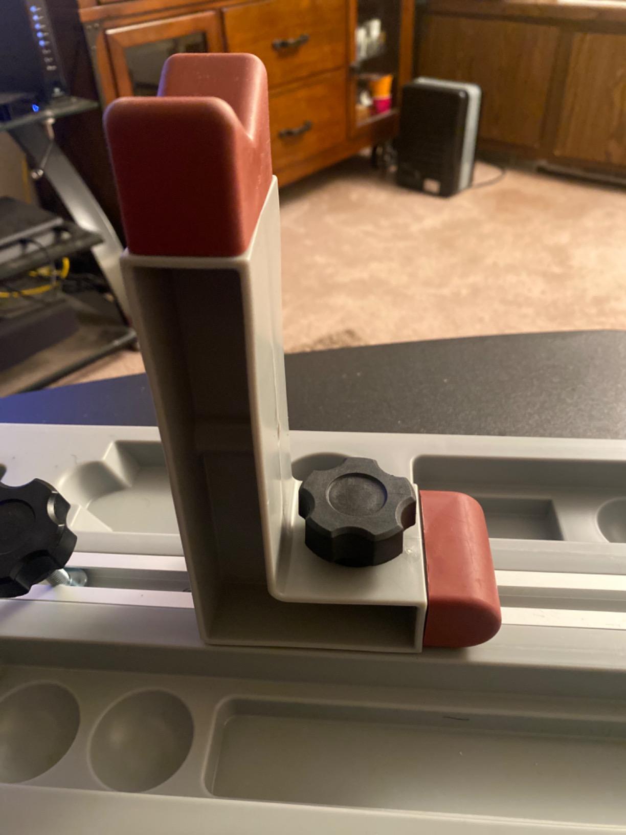 Tipton Best Gun Vise with Secure Adjustable Cradle, Storage Compartments for Cleaning, Gunsmithing and Firearm Maintenance, Red/Grey customer photo 2