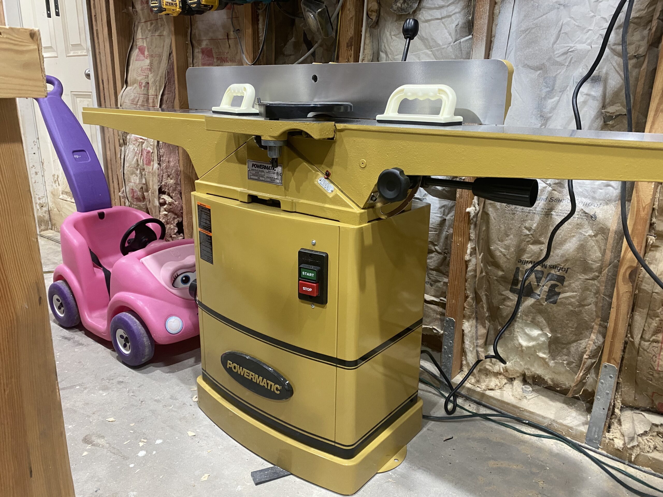 Powermatic 6-Inch Jointer, Helical Cutterhead, 1 HP, 115/230V 1Ph (Model 54HH) customer photo 2