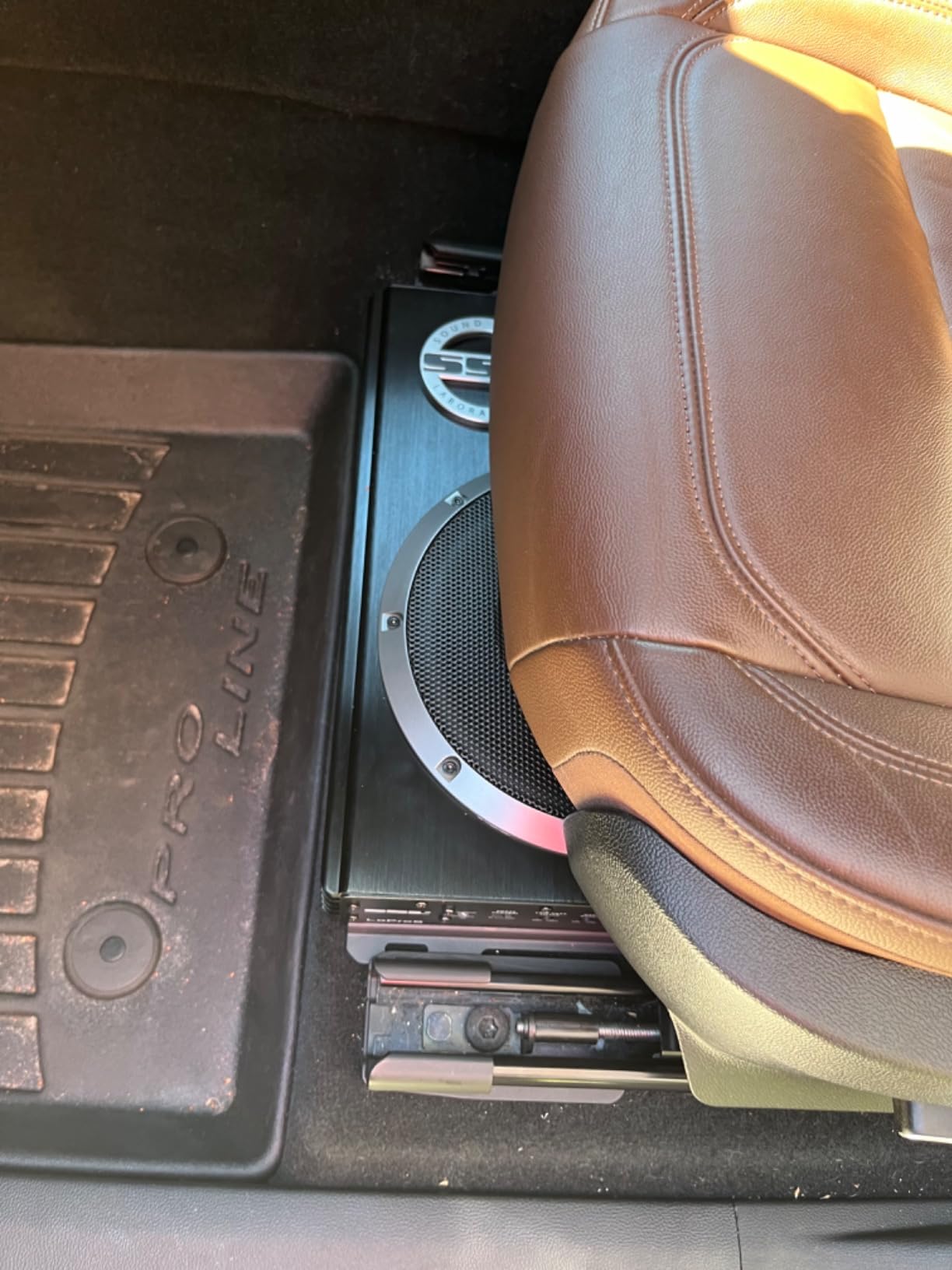Sound Storm Laboratories LOPRO10 Powered Under Seat Car Subwoofer - 1200 Watts Max, Single 2.6 Ohm, Voice Coil, Built in Amp, Low Profile, Remote Subwoofer Control customer photo 1