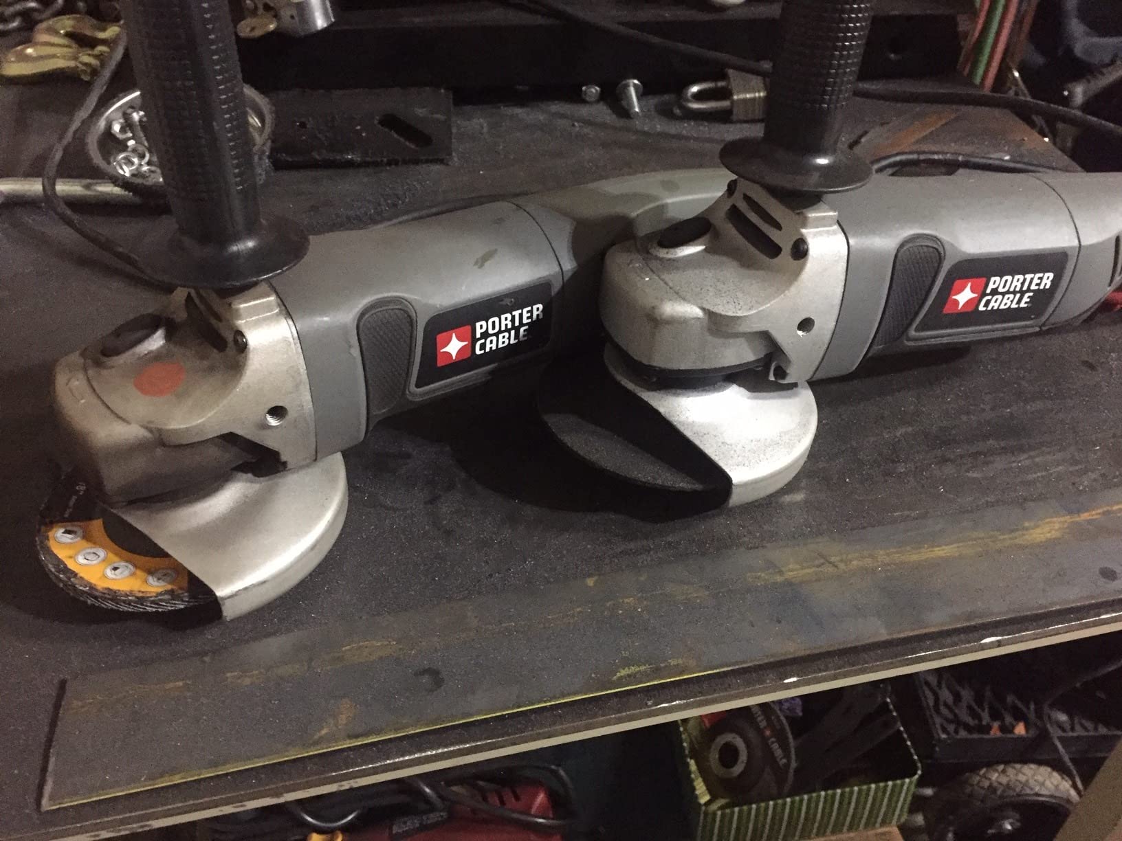 PORTER-CABLE Angle Grinder Tool, 4-1/2-Inch, 7.5-Amp (PC750AG) customer photo 1