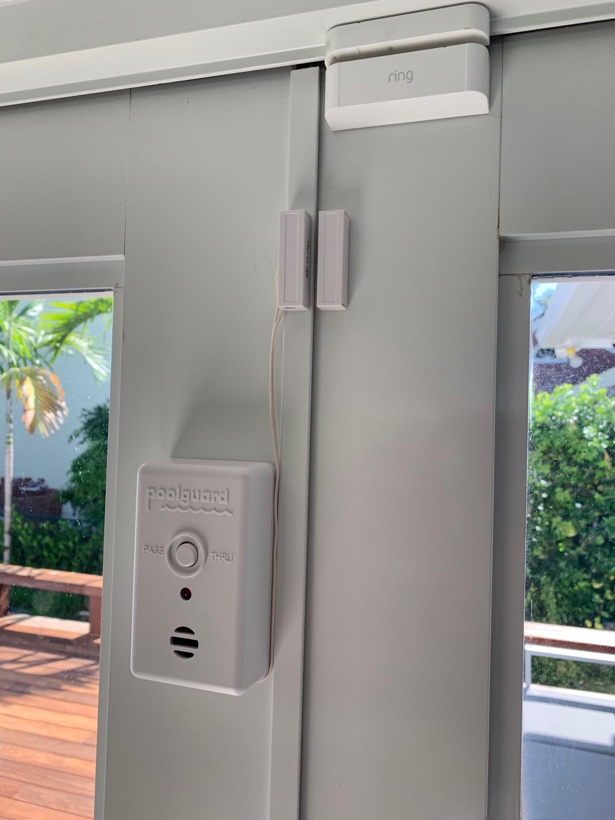 PoolGuard DAPT-2 Water Hazard Pool Door Alarm, White customer photo 3