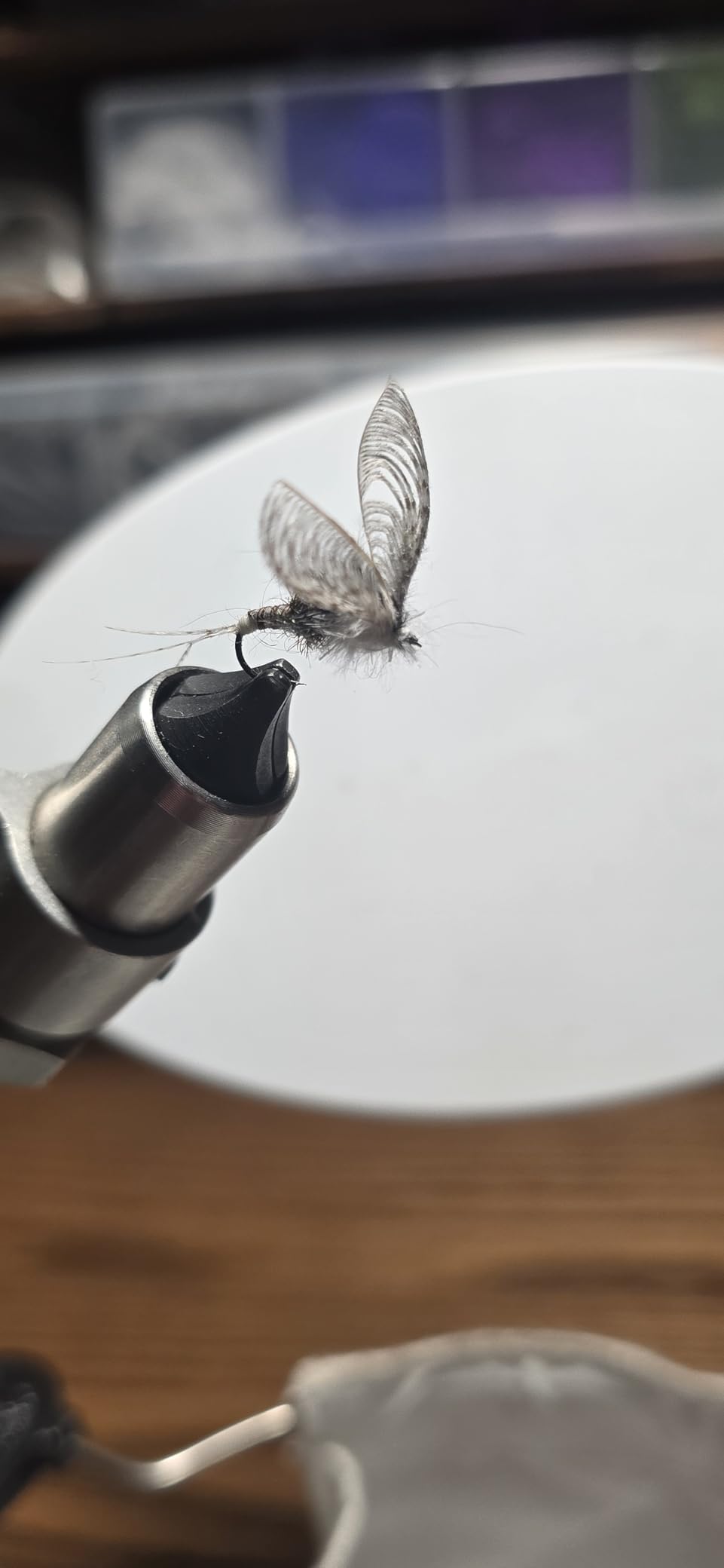 Rotary Fly Tying Vise - Peak Fishing Vise With Pedestal Base customer photo 1