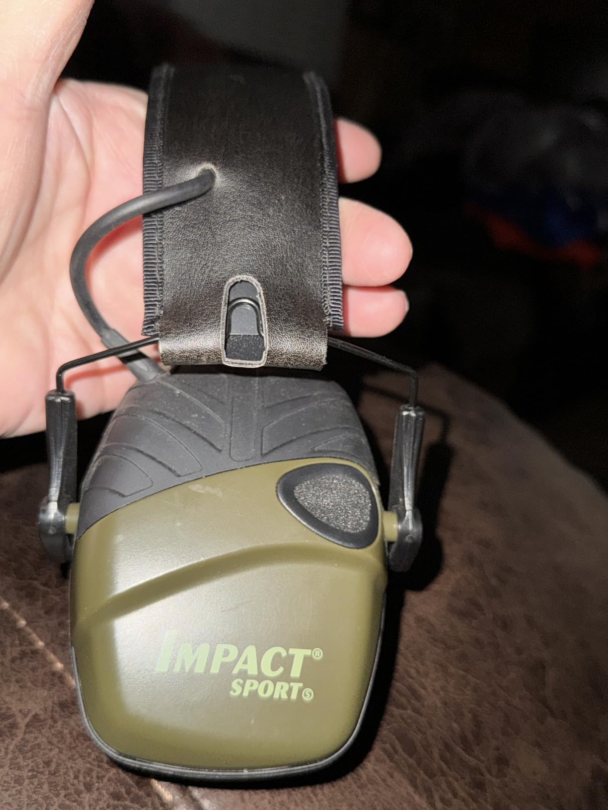 Howard Leight Impact Sport Sound Amplification Electronic Earmuff, Green (R - 01526) customer photo 1