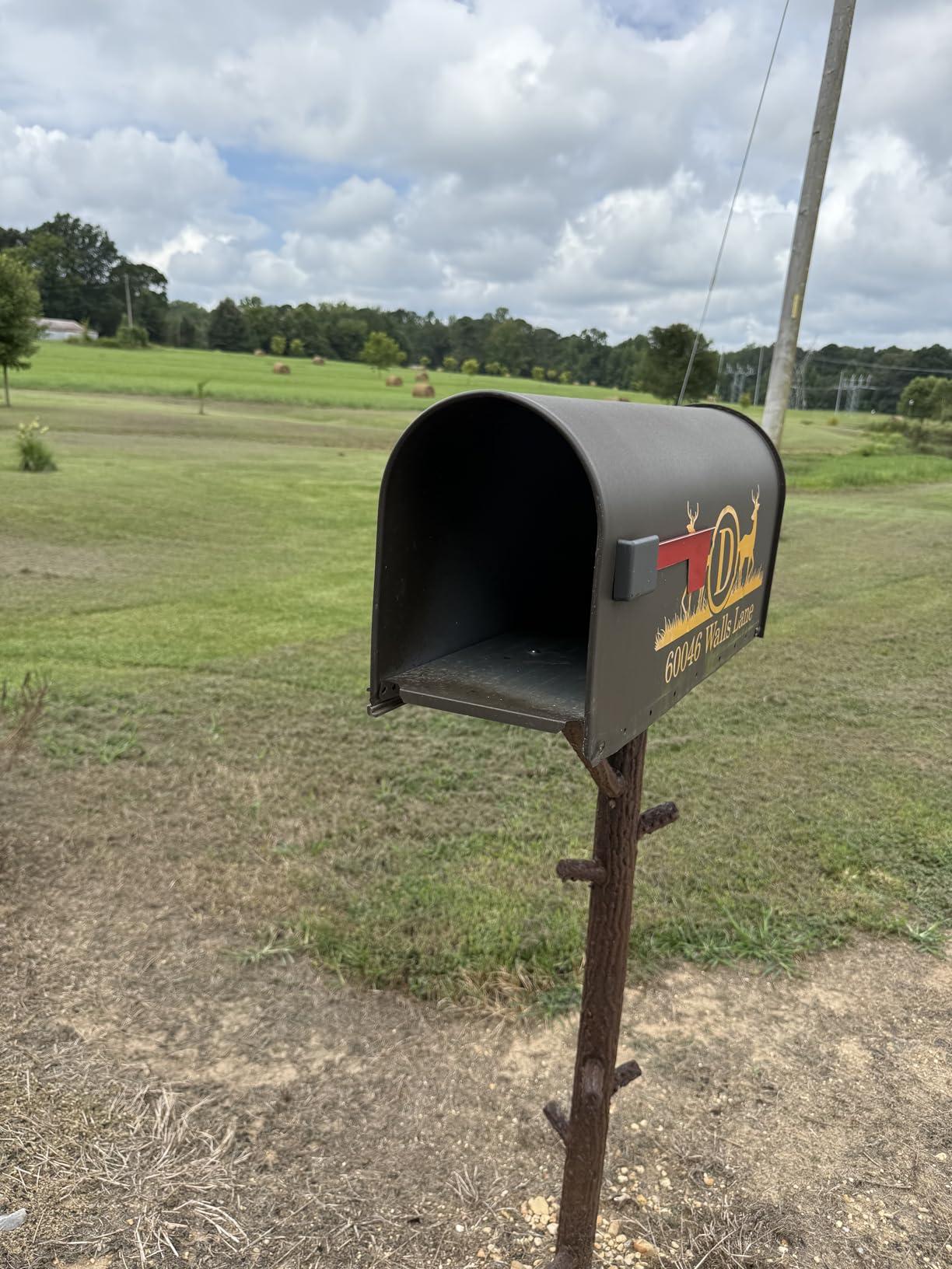 ARCHITECTURAL MAILBOXES Gibraltar Mailboxes Arlington Large Capacity Galvanized Steel Textured Black, Post-Mount Mailbox, AR15B000 customer photo 2