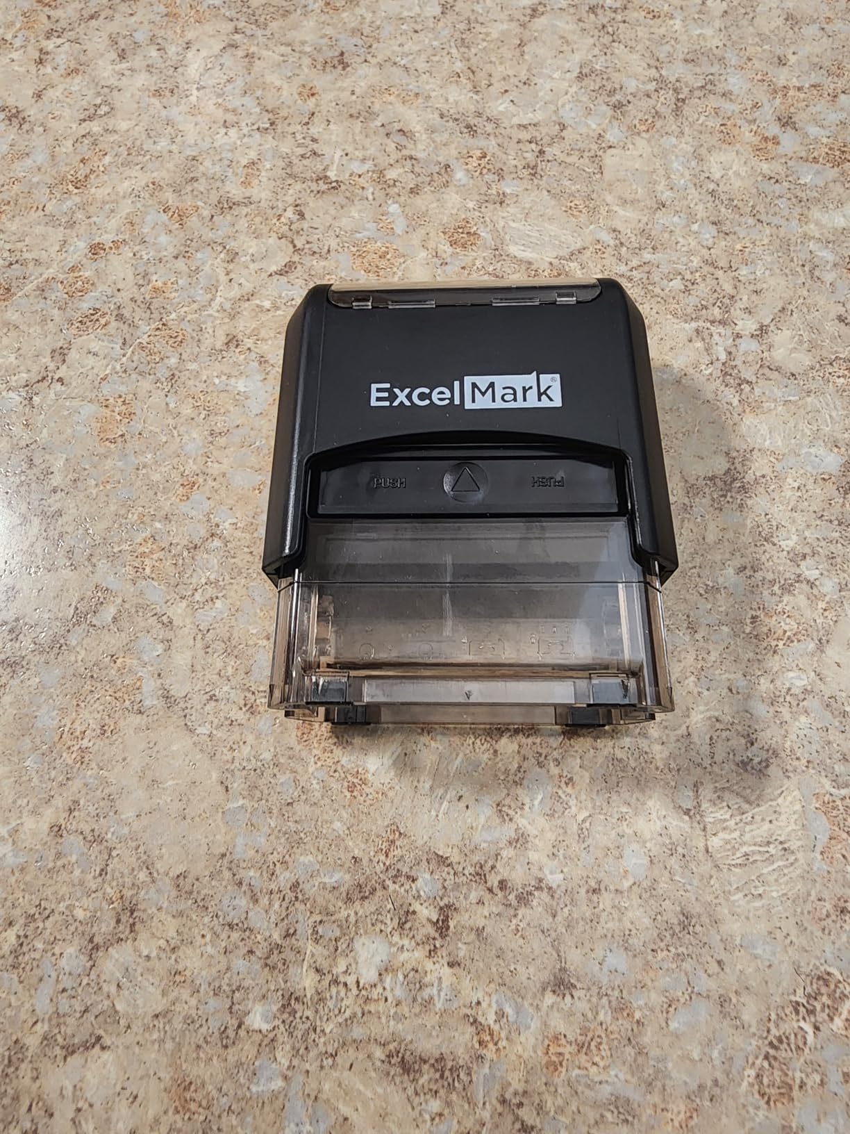 ExcelMark Custom Stamp - Clear & Crisp Impressions - Personalized Self-Inking Rubber Stamp - Use for Address Stamp and More (Small) customer photo 2