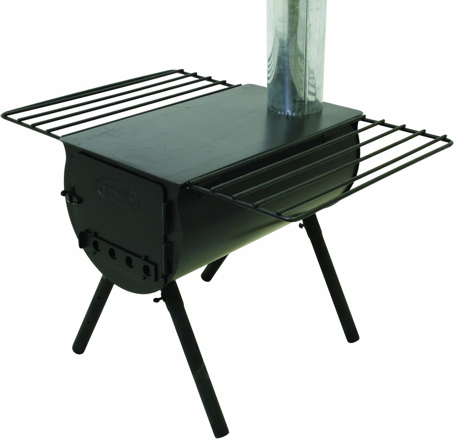 Camp Chef Alpine CS14 Heavy Duty Cylinder Tent Cabin Stove with damper and side shelves customer photo 1