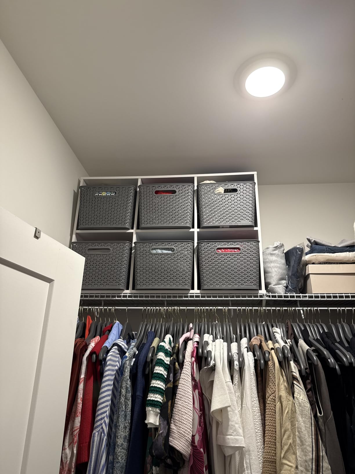 ClosetMaid Cubeicals 6 Cube Storage Shelf Organizer Bookshelf, Stackable, Vertical or Horizontal, Easy Assembly, Wood, White Finish customer photo 1