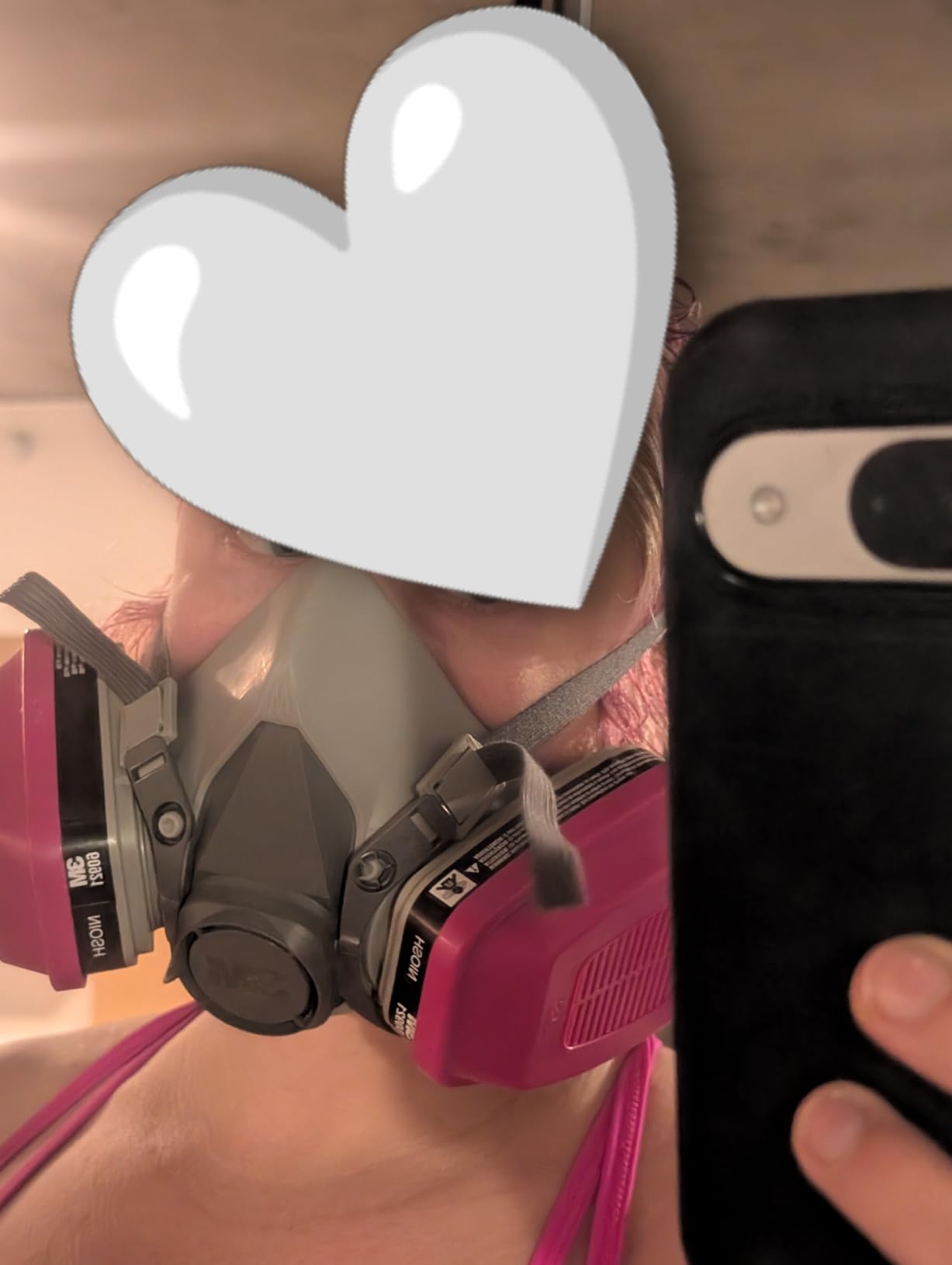 3M P100/OV Odor/Particulate Reusable Respirator Medium Size, NIOSH-APPROVED, P100 Rated Filters, Flexible, (65021H1-DC) customer photo 1