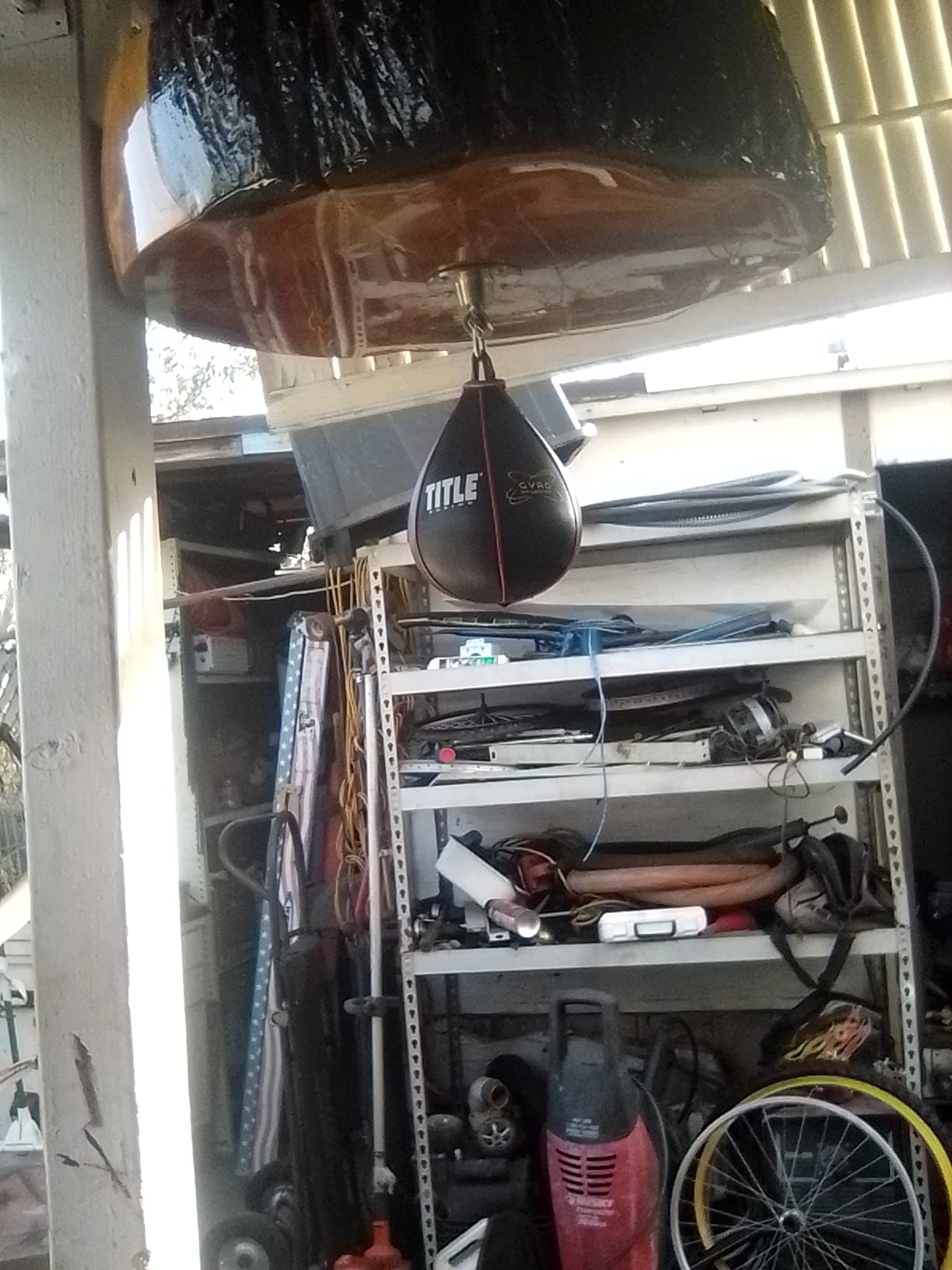 TITLE Boxing Gyro Balanced Leather Speed Bag customer photo 2