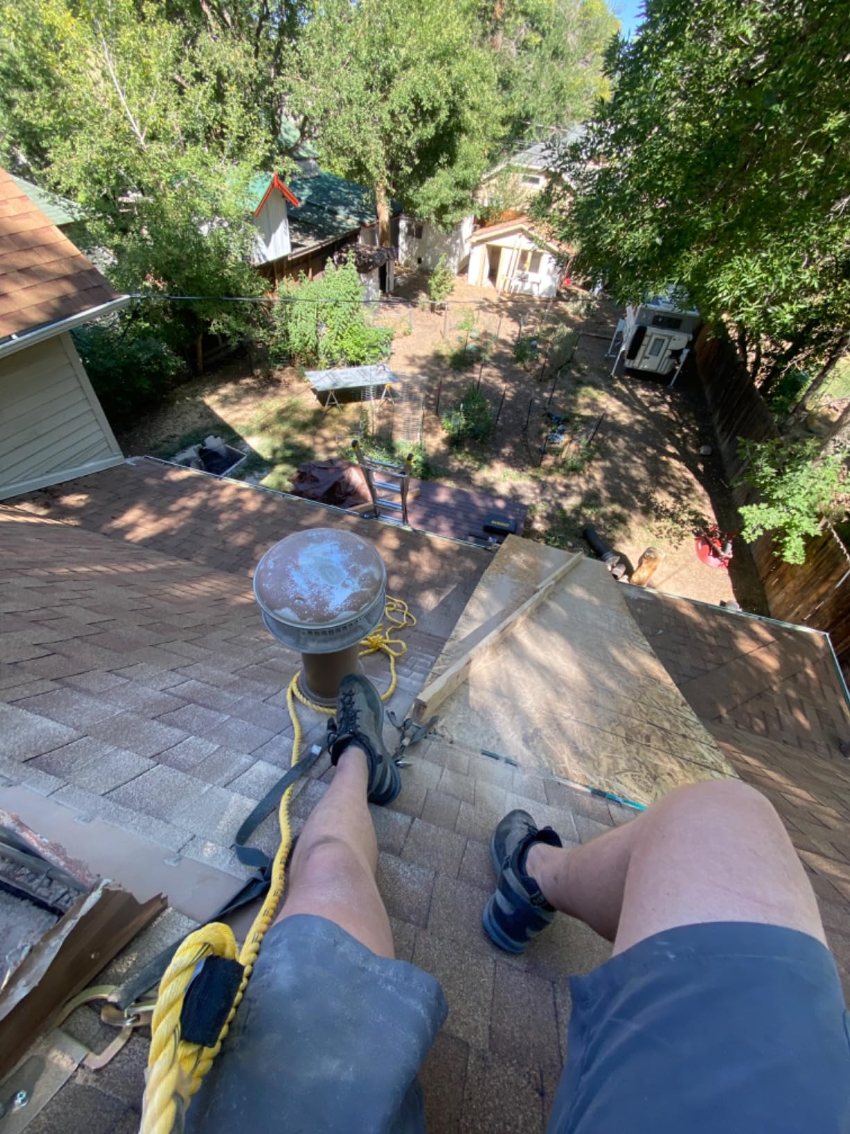 Guardian 00815 Rooftop Safety Kit - 50 ft Vertical Lifeline Assembly | Reusable Temper Anchor | Full Body Harness | Yellow Storage Bucket customer photo 1