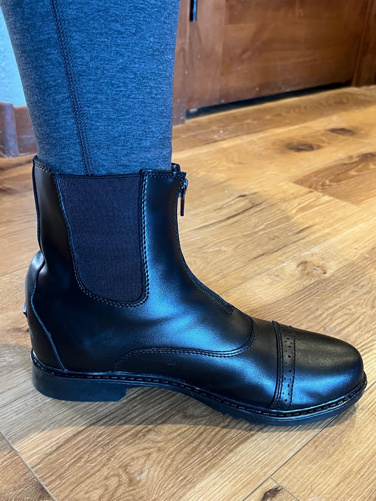 Ladies Starter Front Zip Paddock Boots | Durable, Easy to Clean Water-Resistant Horse Riding Boots for Women customer photo 2