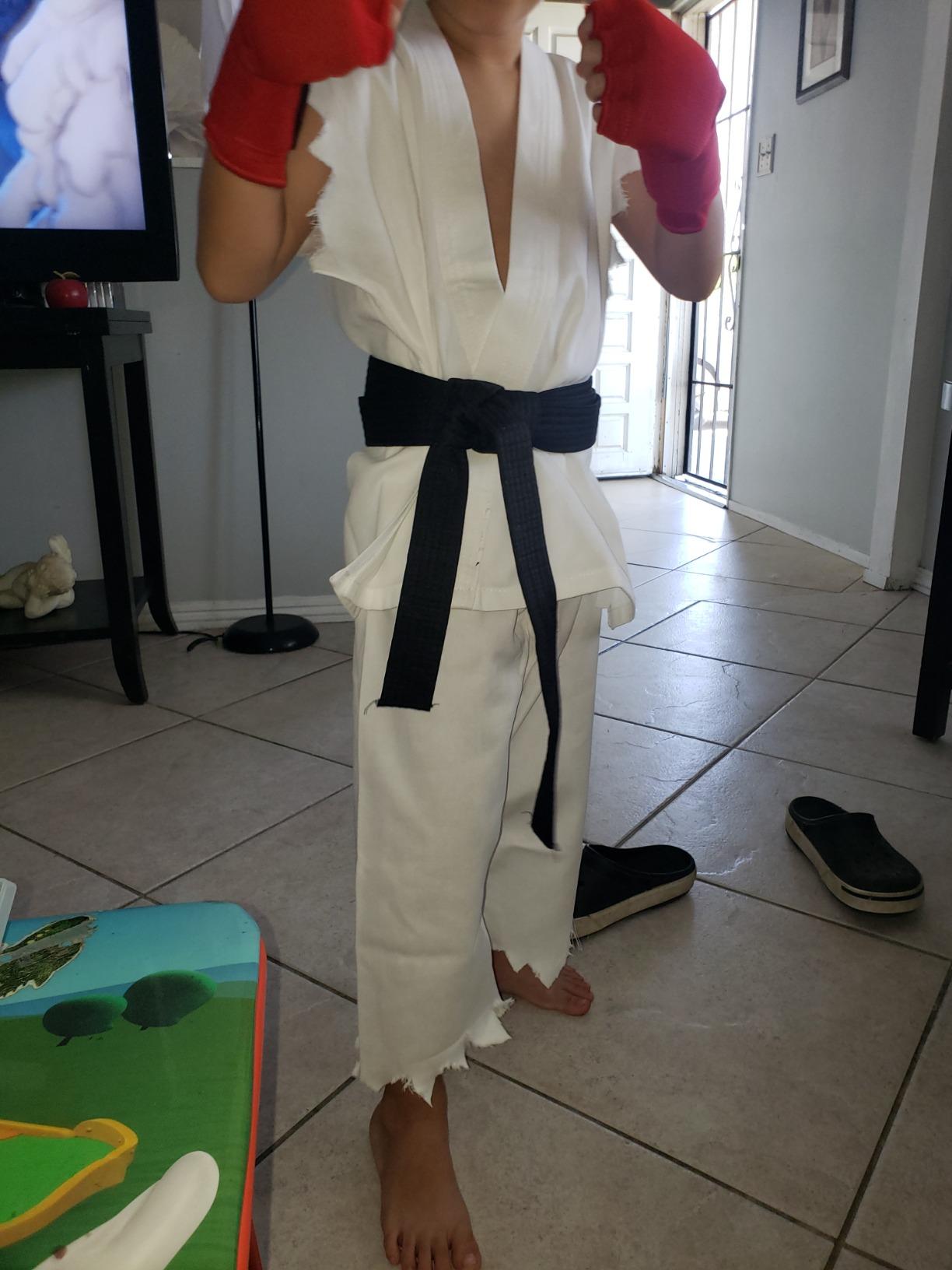 ProForce 6oz. Traditional Karate Uniform Karate Uniform - White customer photo 1