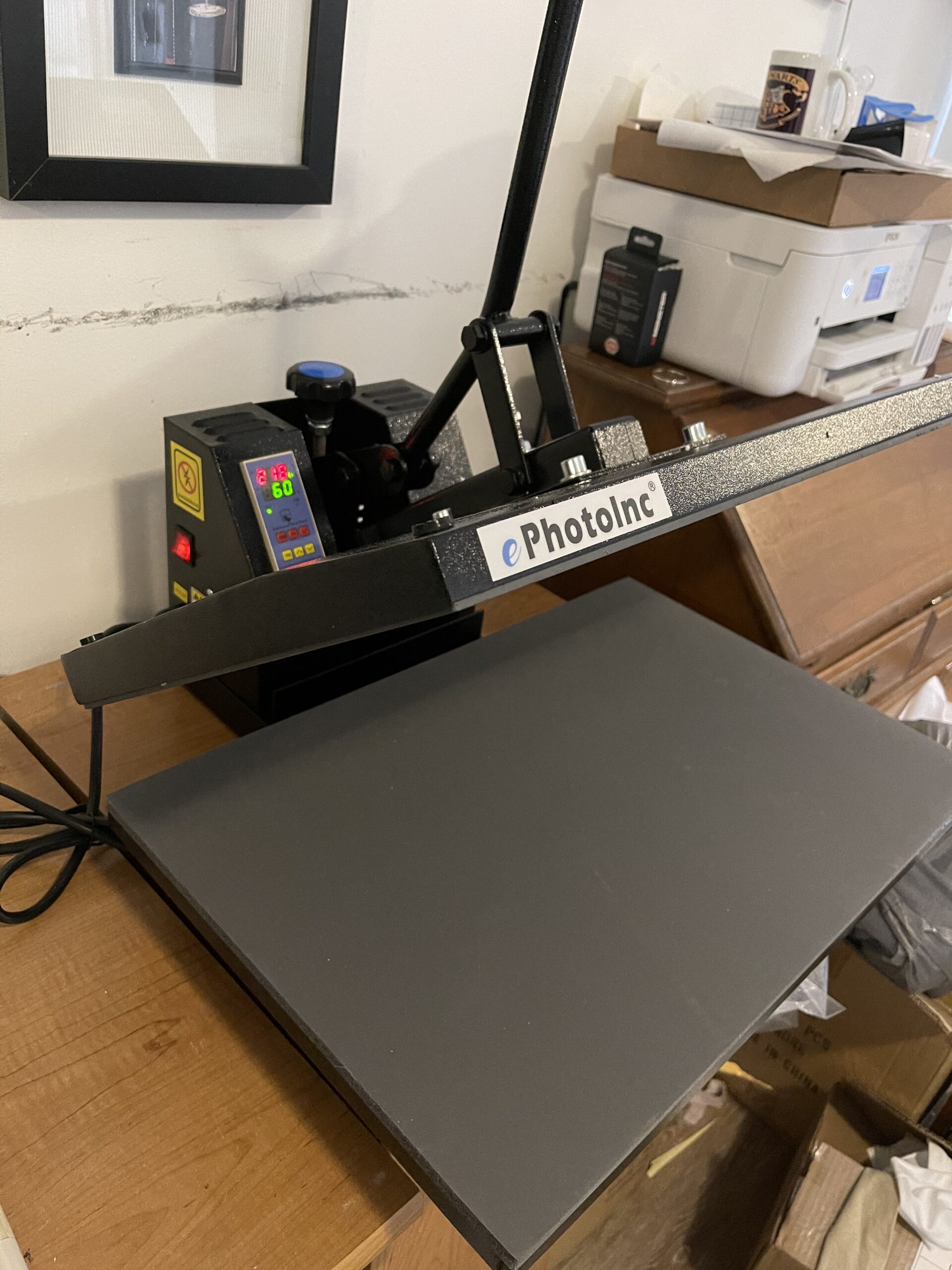 ePhotoInc 16 X 24 Large Heat Press Machine for Sublimation, T-Shirt Printing, and Screen Transfer customer photo 2