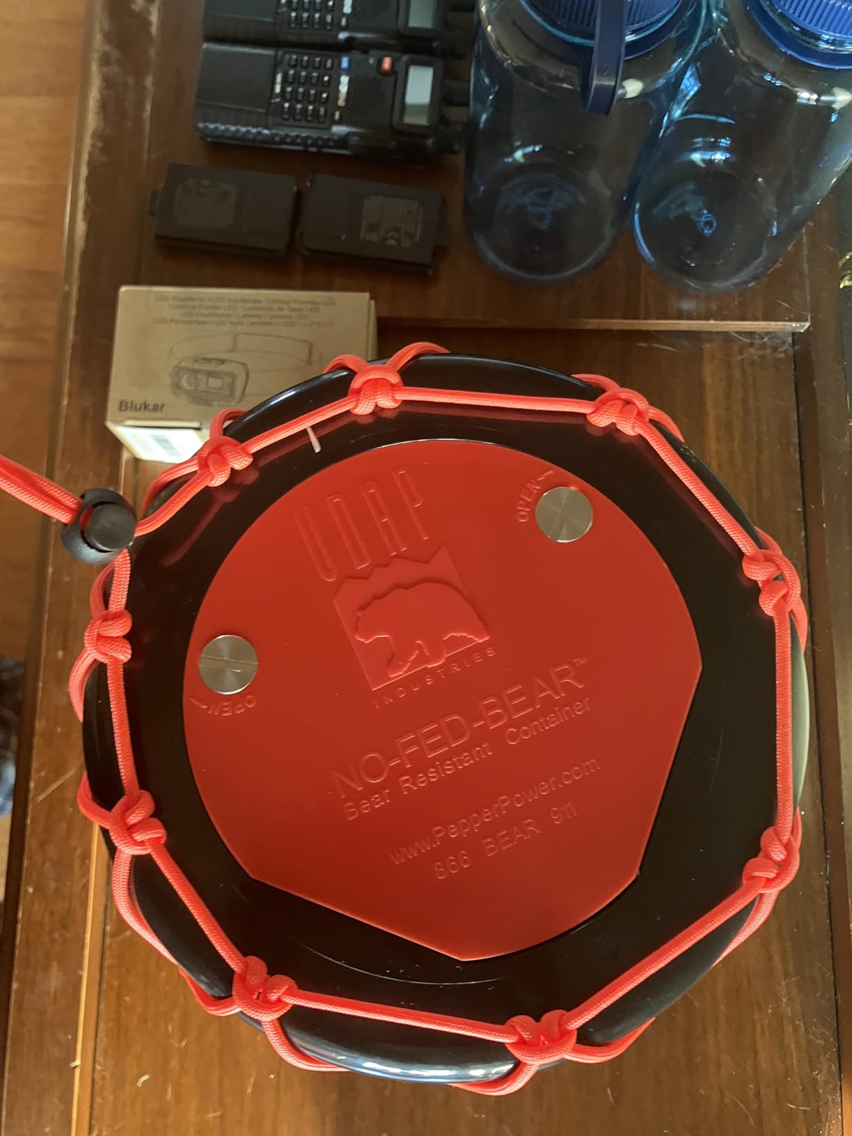 UDAP Bear-Resistant Food Canister - IGBC Approved Lightweight Bear-Proof Container for Backpacking, Camping & Hiking, 2.1 Gallon / 8 Liter, 8