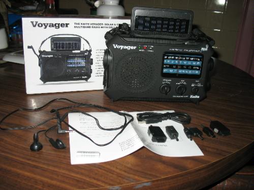 Kaito KA500 5-way Powered Solar Power,Dynamo Crank, Wind Up Emergency AM/FM/SW/NOAA Weather Alert Radio with Flashlight,Reading Lamp and Cellphone Charger, Yellow customer photo 1