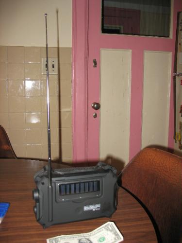 Kaito KA500 5-way Powered Solar Power,Dynamo Crank, Wind Up Emergency AM/FM/SW/NOAA Weather Alert Radio with Flashlight,Reading Lamp and Cellphone Charger, Yellow customer photo 2