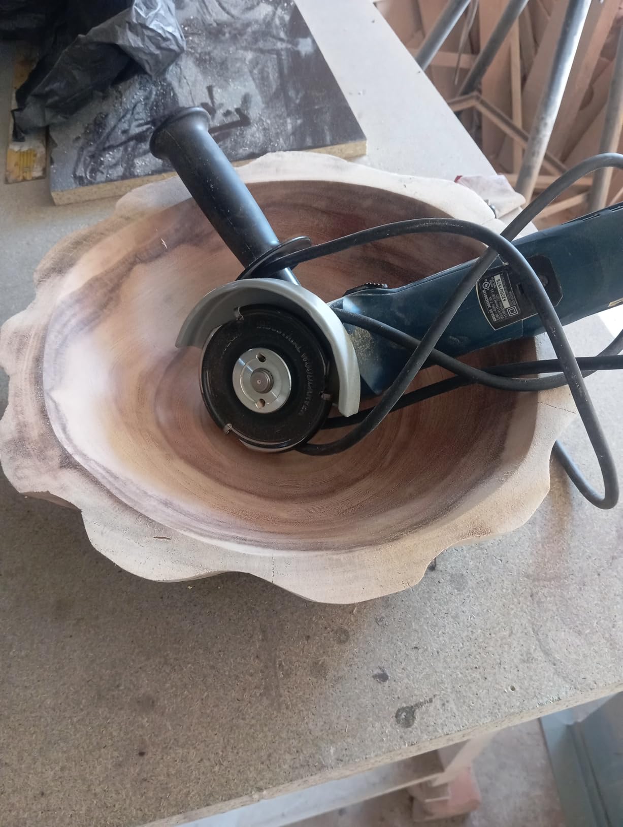 ARBORTECH Industrial Woodcarver Pro Kit | 100 mm Carbide Wood Carving Disc for Angle Grinder with Protective Guard | IND.FG.200 customer photo 2