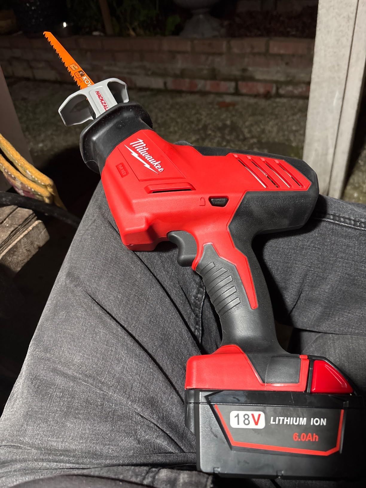 2625-20 M18 18-Volt Lithium-Ion Cordless Hackzall Reciprocating Saw, Bare Tool customer photo 1