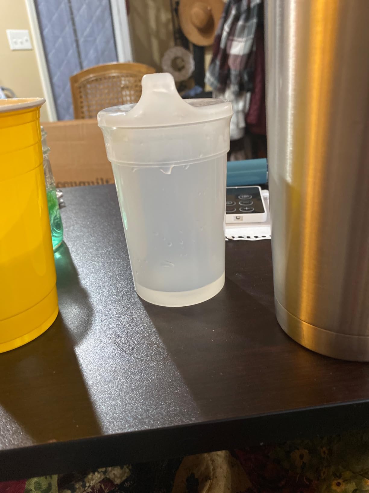 SP Ableware 745880000-1 Flo-Trol Convalescent Feeding Cup Transparent Universal, 8 Ounce customer photo 1